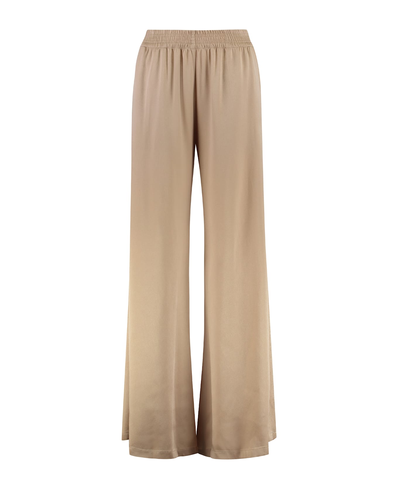 Fabiana Filippi High-waist Wide-leg Trousers - Beige
