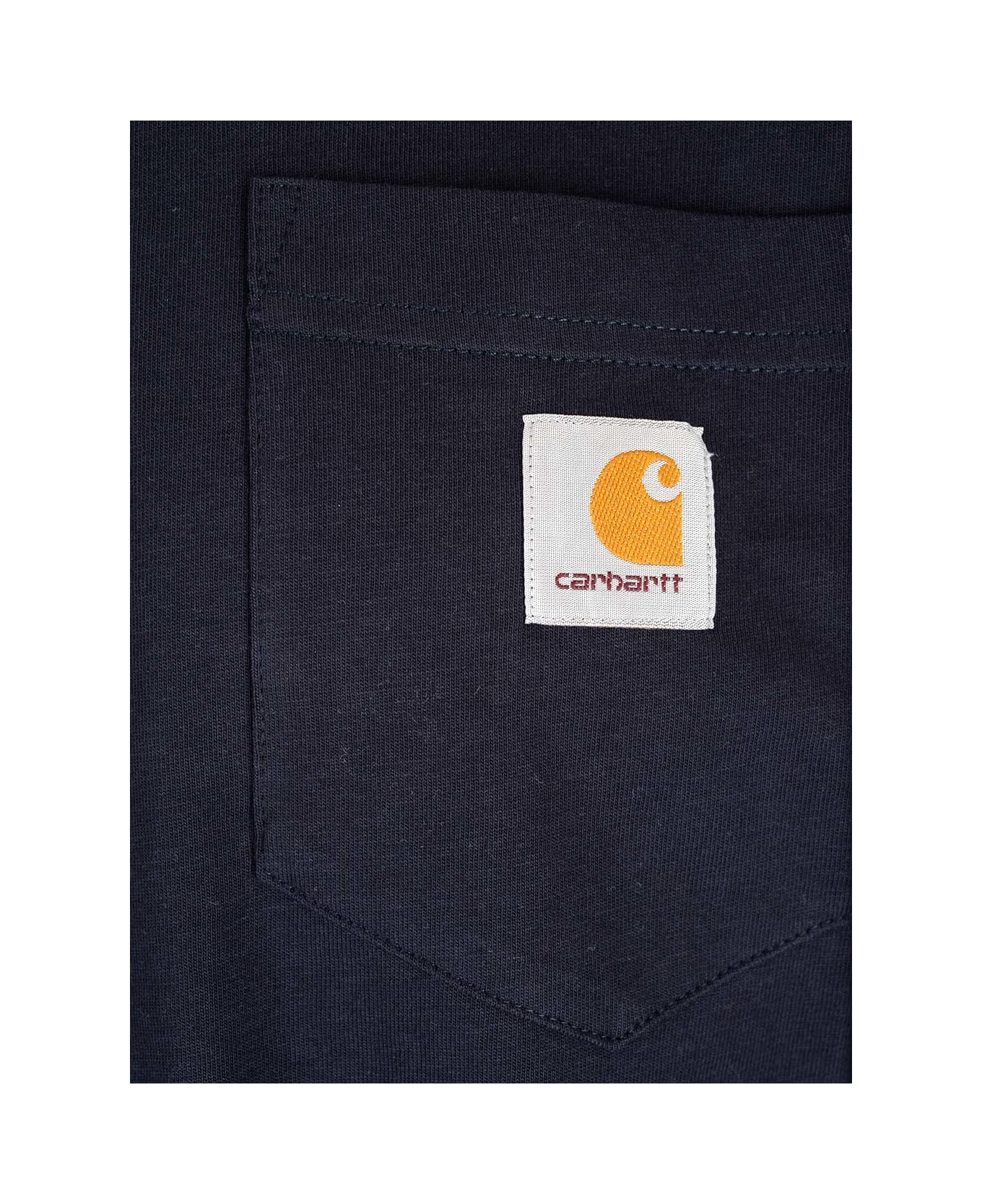 Carhartt Chest Pocket T-shirt - Blu navy