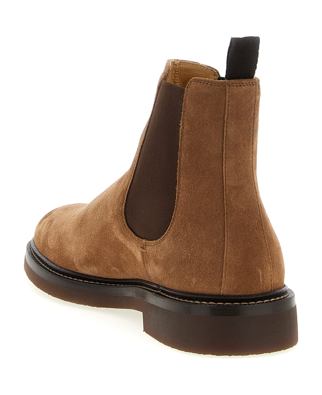 Brunello Cucinelli Chelsea Ankle Boots - Brown