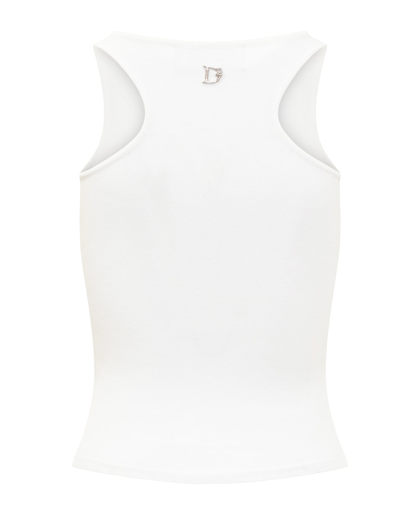 Dsquared2 Cut Out Top - WHITE