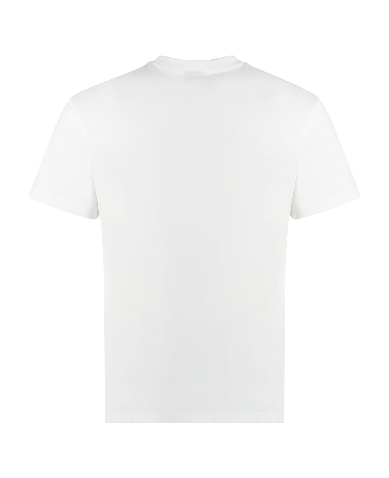 Paul&Shark Logo Cotton T-shirt - WHITE/BLUE