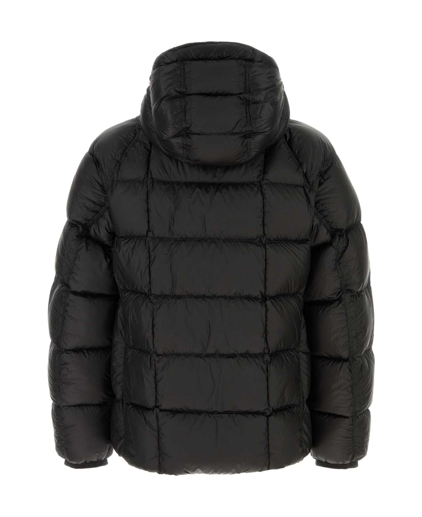 C.P. Company Black Nylon Down Jacket - Black