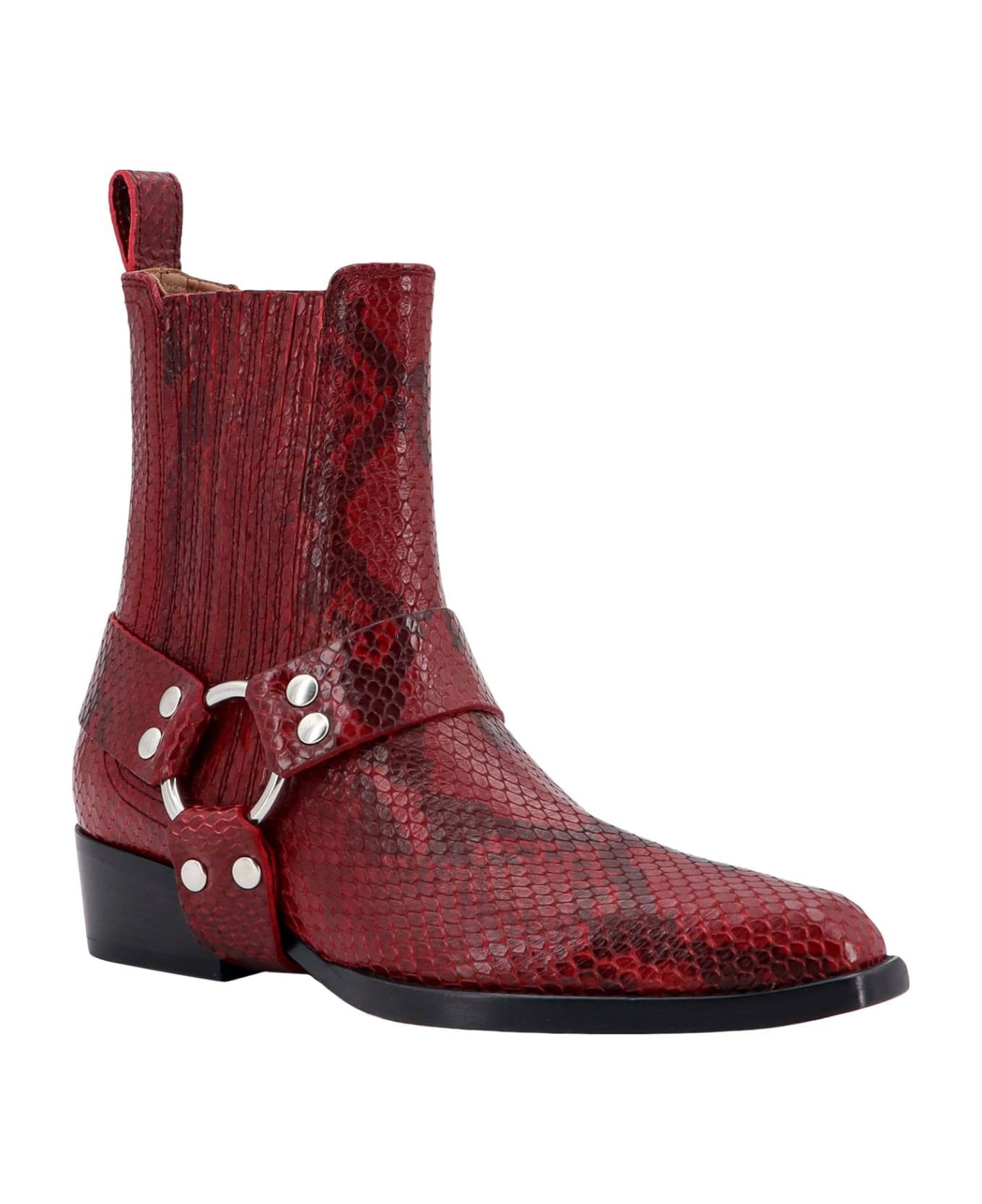 Paris Texas Helena Ankle Boots - Red