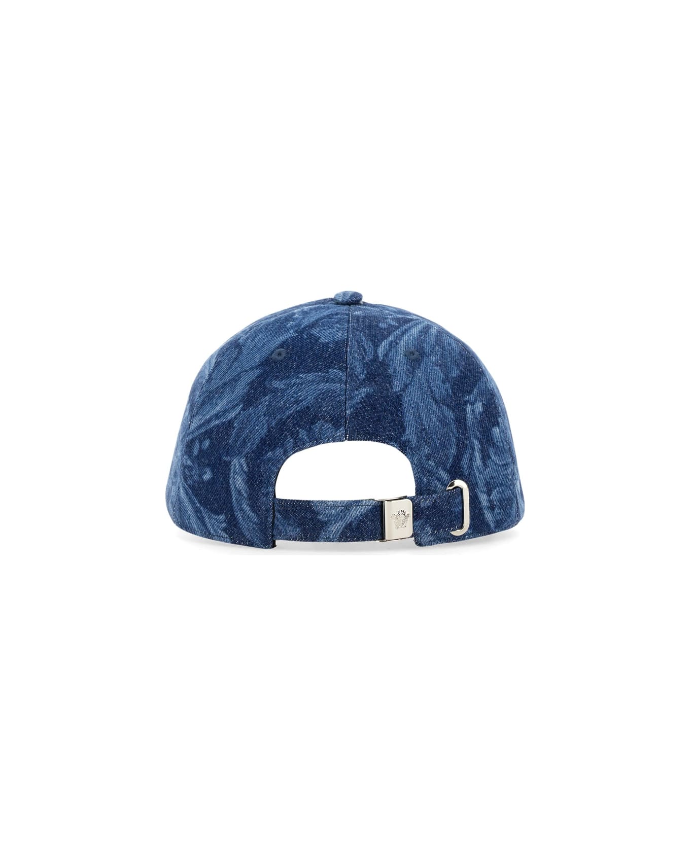Versace Baseball Hat With Logo - BLUE