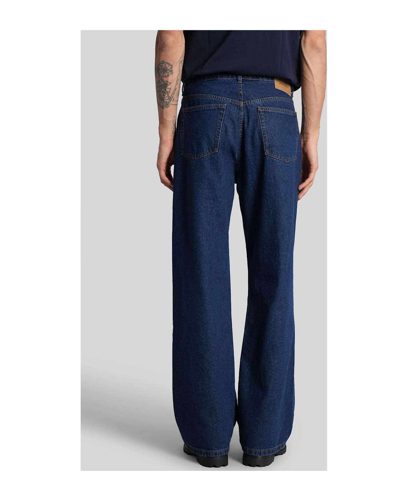 Ami Alexandre Mattiussi Jeans In Blue Cotton - blue