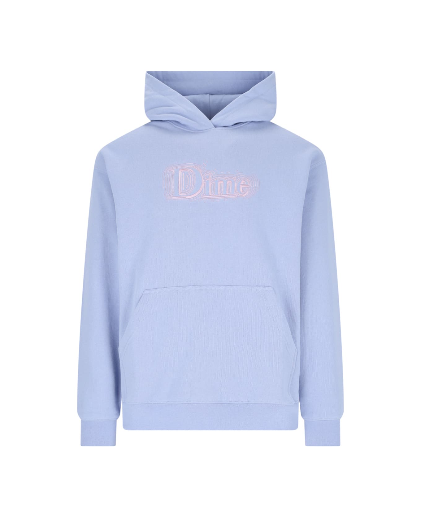 Dime Logo Embroidery Sweatshirt - Light Blue