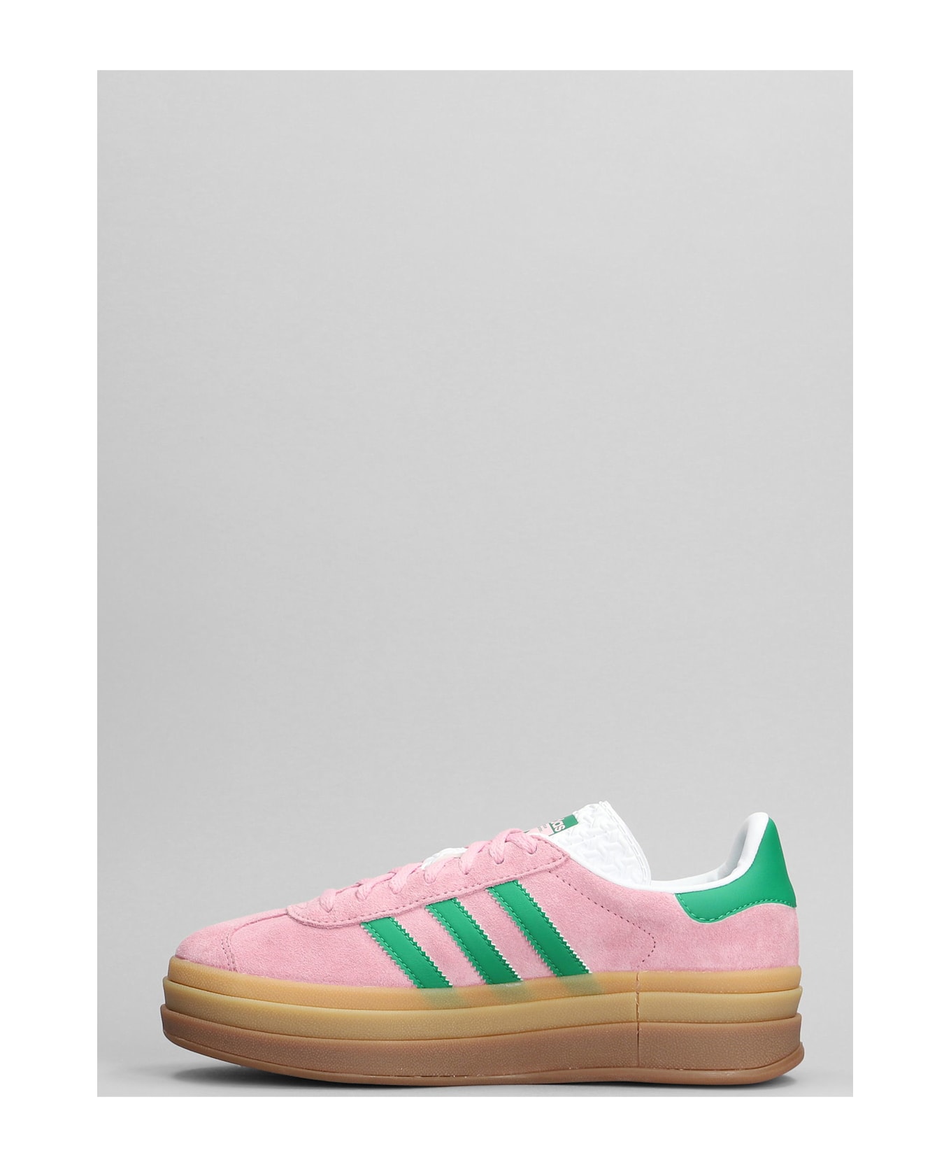 Adidas Gazelle Bold Sneakers In Rose-pink Suede - rose-pink