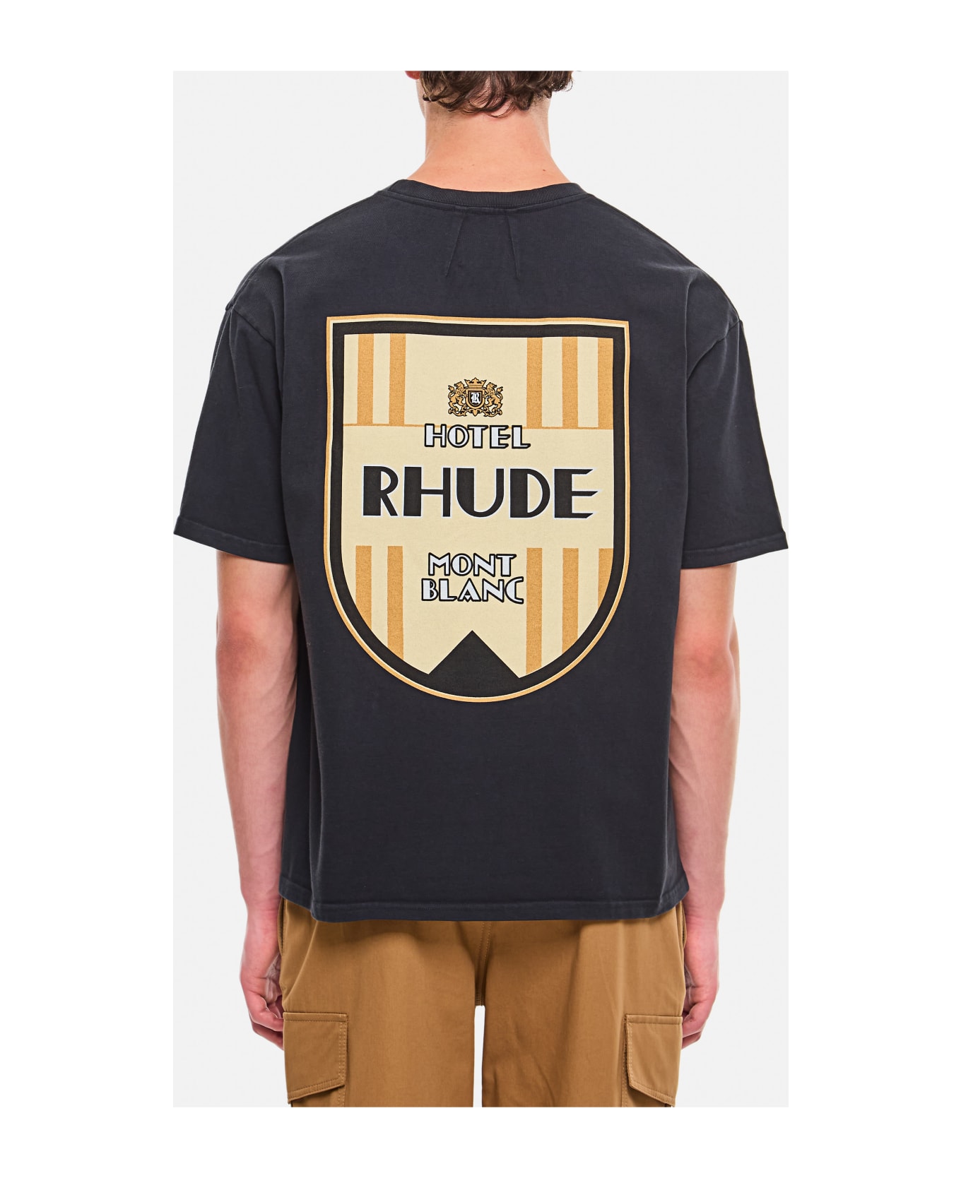 Rhude Mont-blanc Hotel Tee - Nero