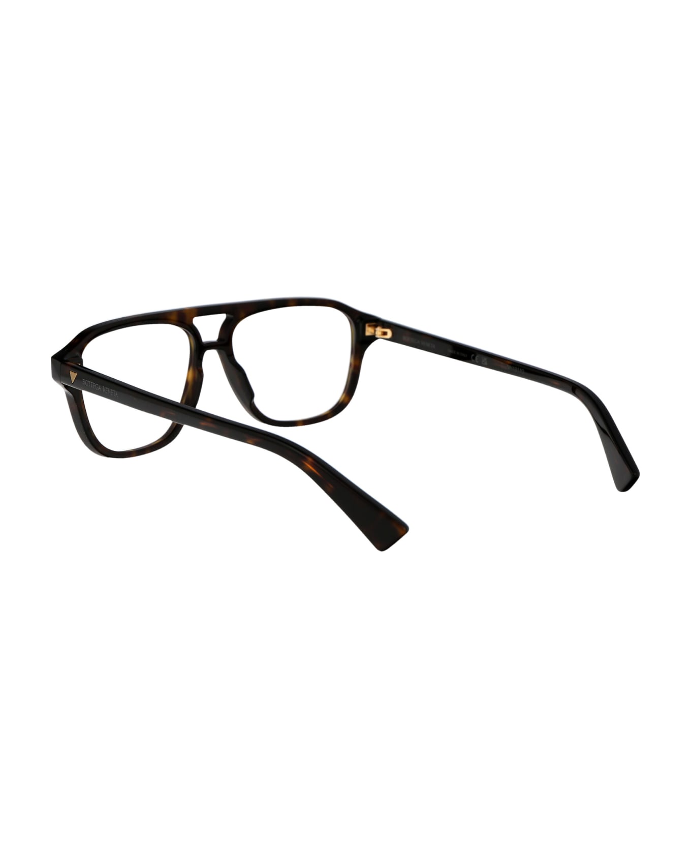 Bottega Veneta Eyewear Bv1294o Glasses - 002 HAVANA HAVANA TRANSPARENT