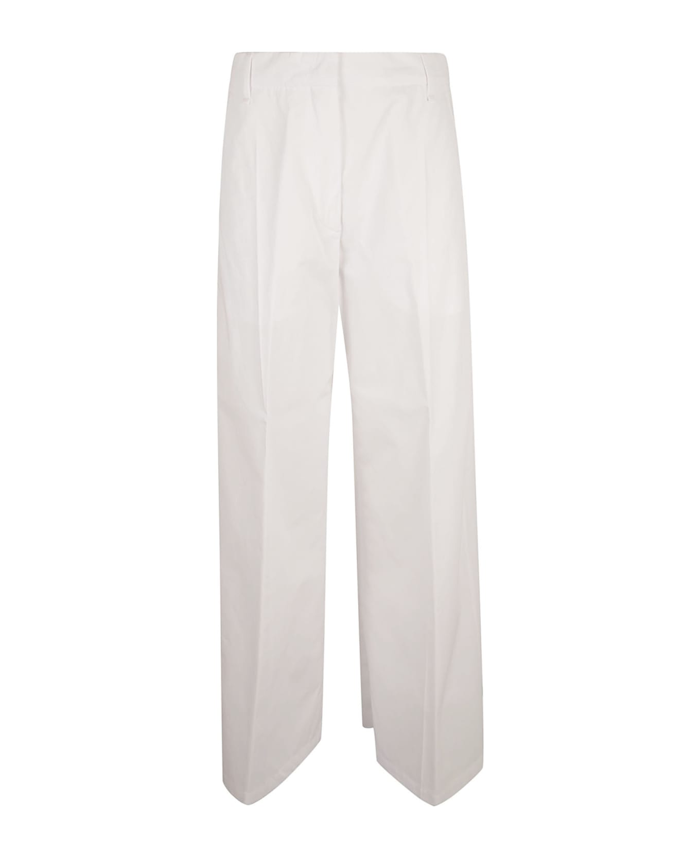 SportMax Gebe Trousers - Optical White