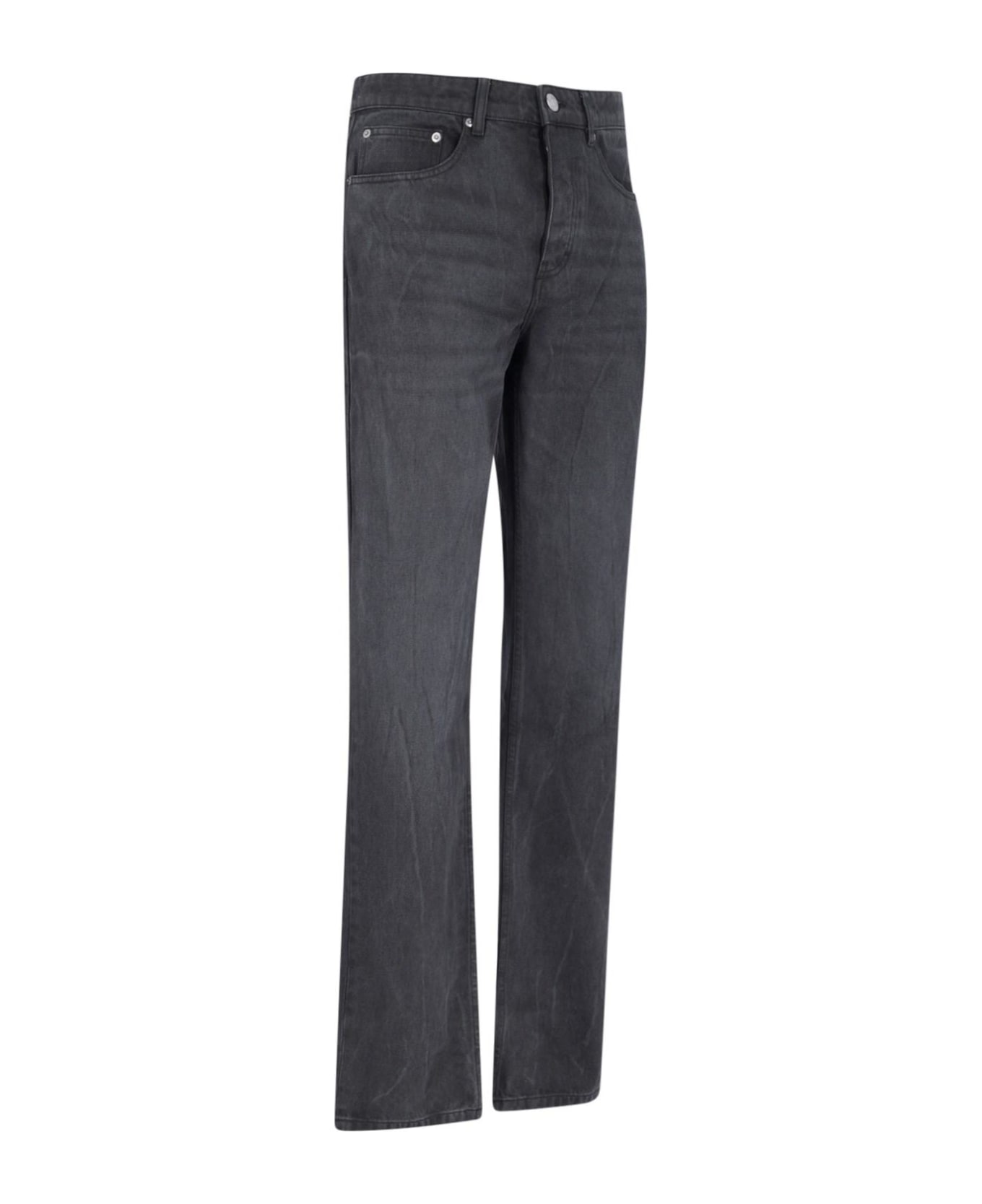 Ami Alexandre Mattiussi Straight Jeans - BLACK