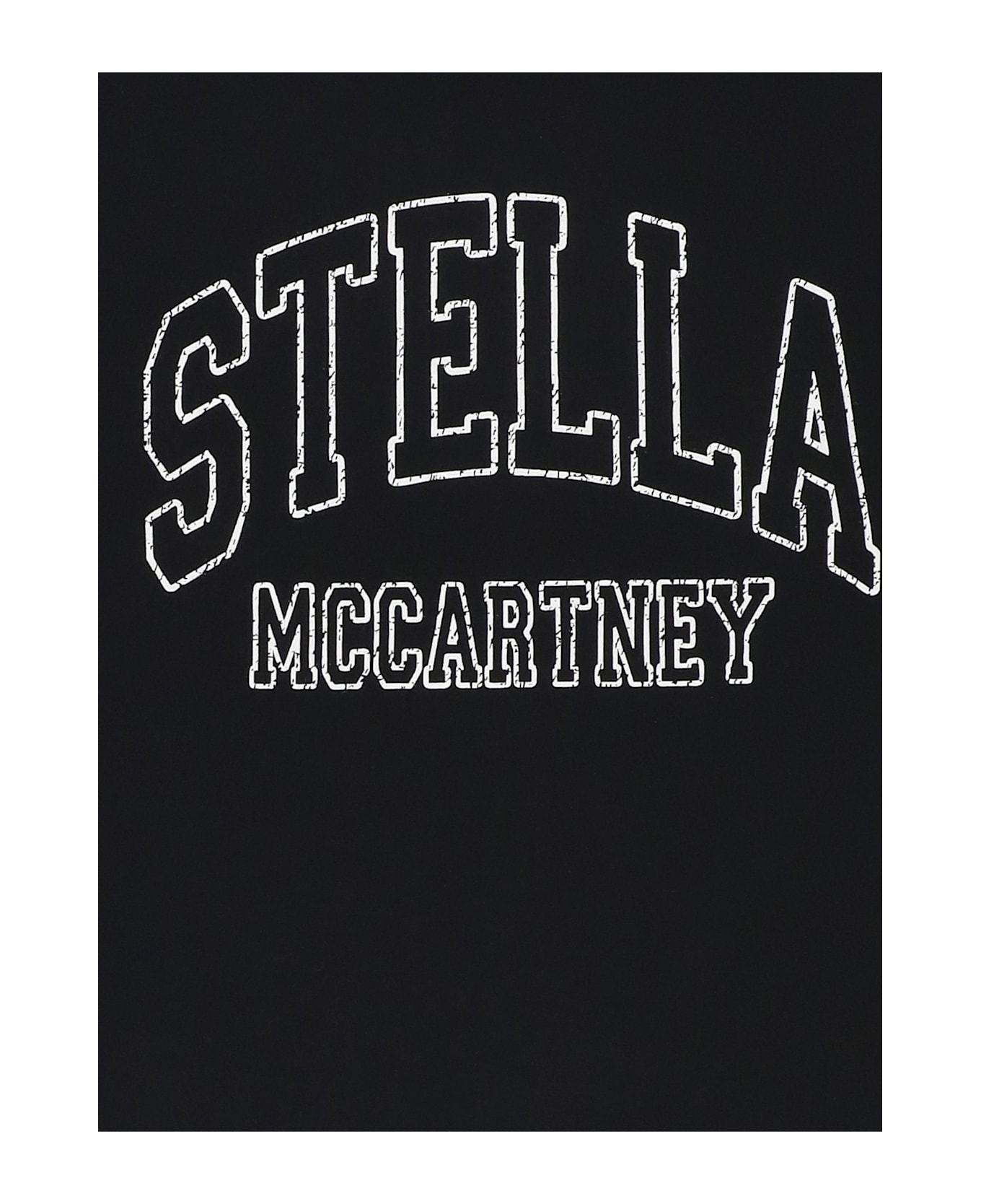 Stella McCartney T-shirt With Logo - Black