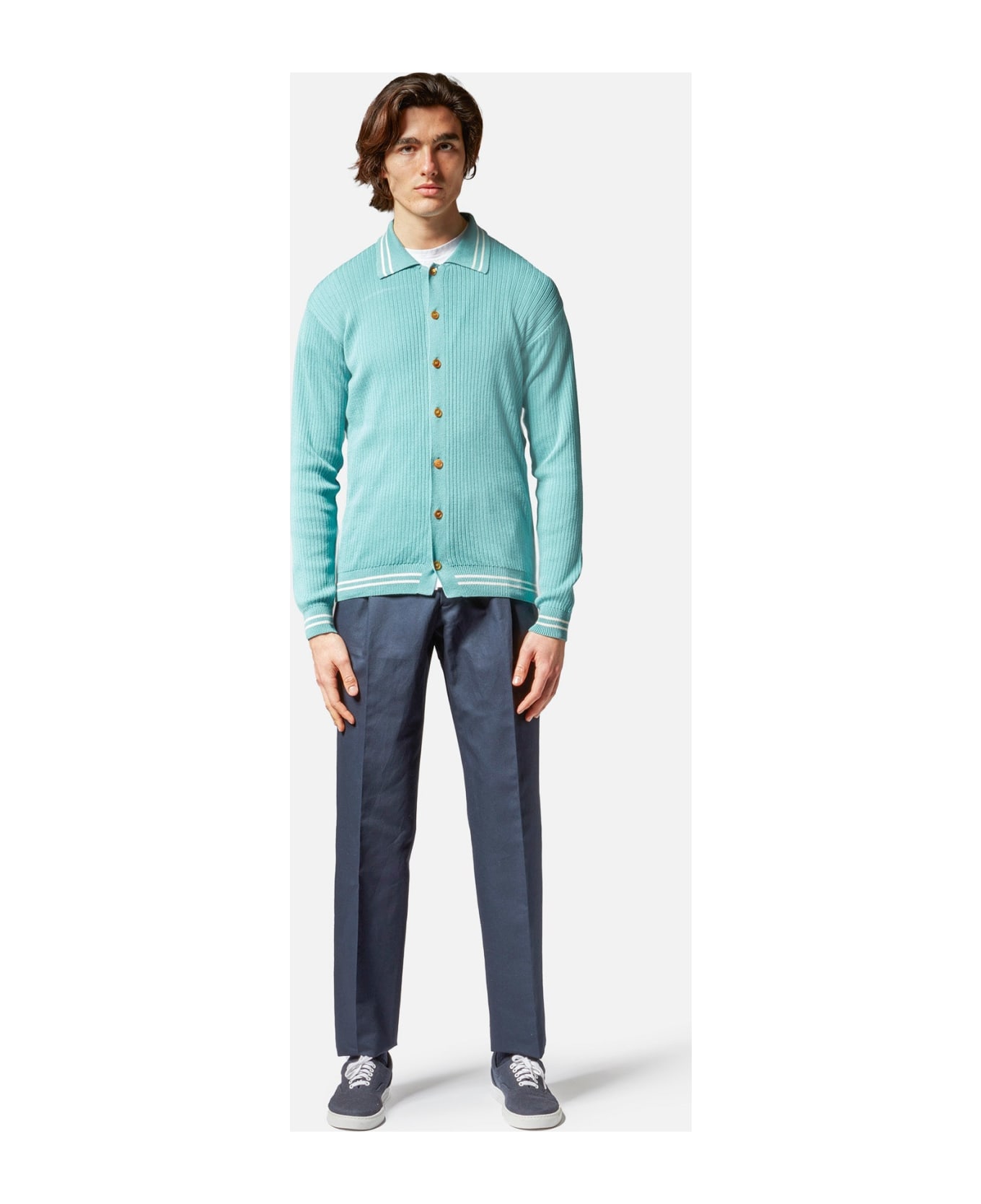 doppiaa Aagar Long Sleeves Knitted Shirt