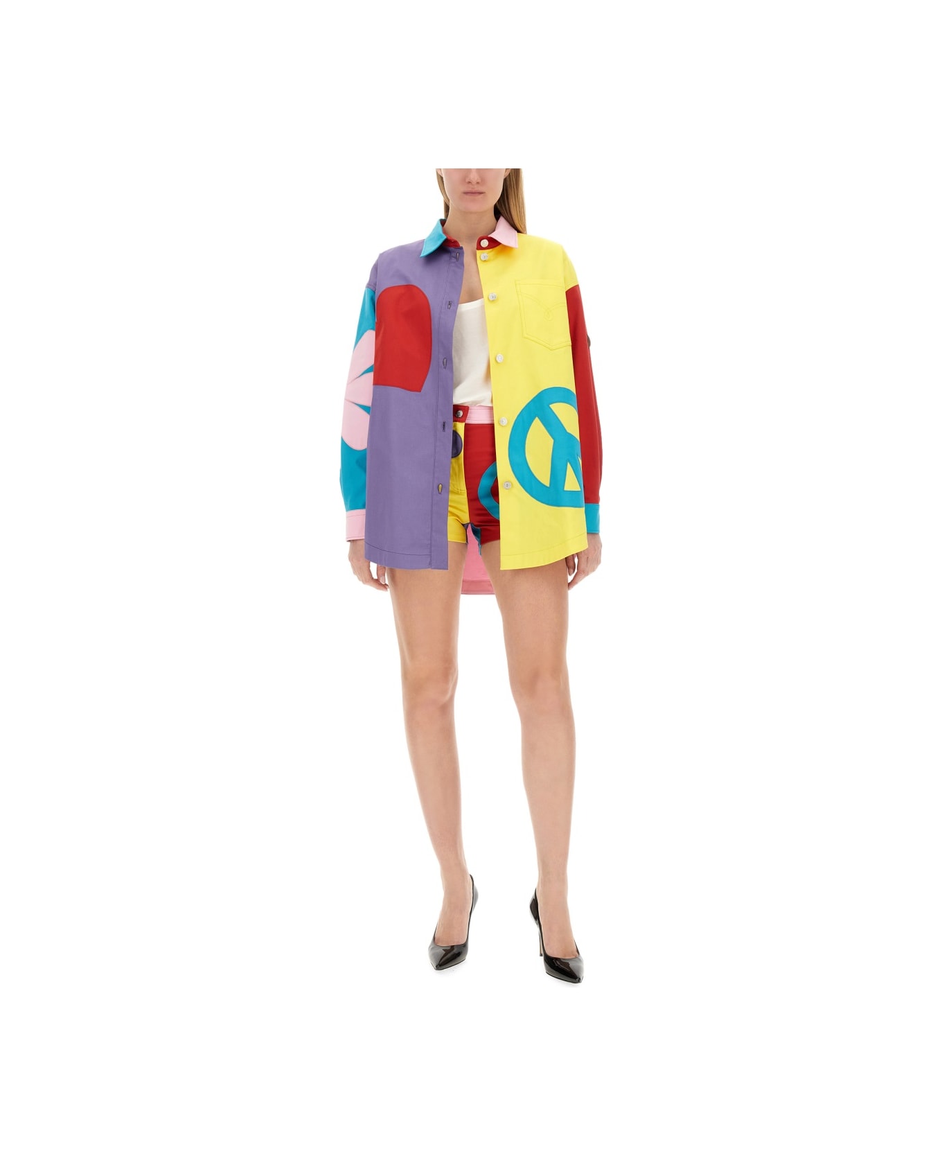 M05CH1N0 Jeans Printed Shirt - MULTICOLOUR