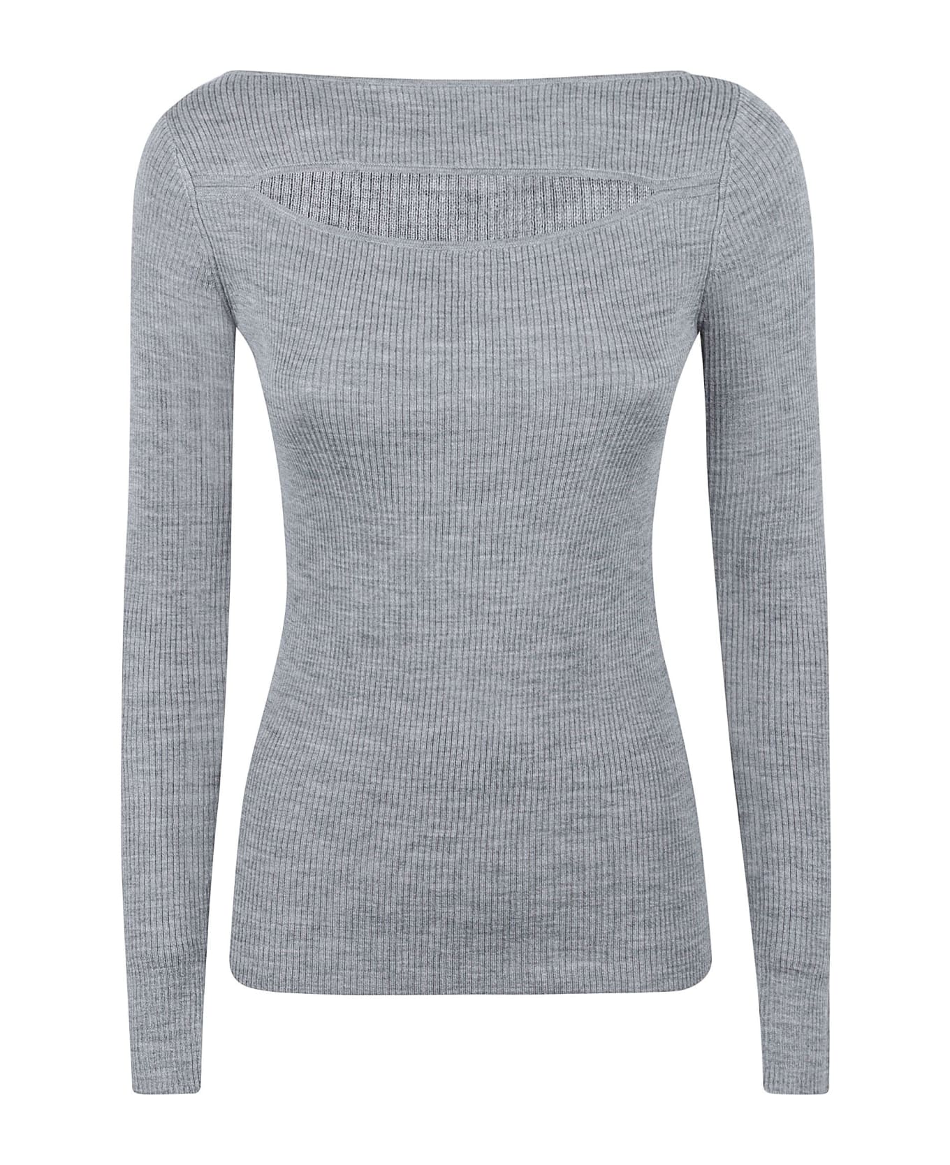 Parosh Leila Sweater - Grey ニットウェア