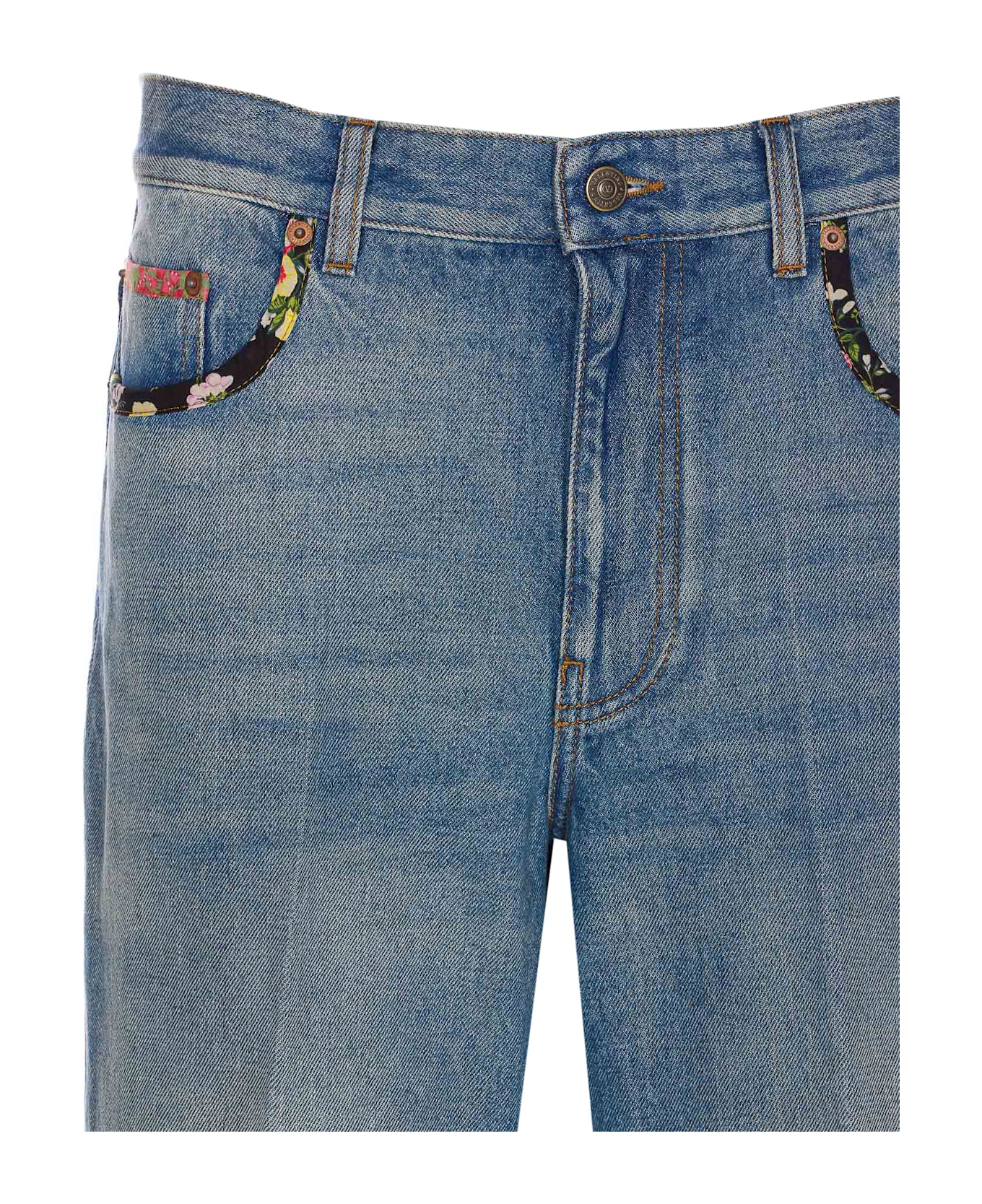 Valentino Garavani Solid Jeans - Blue