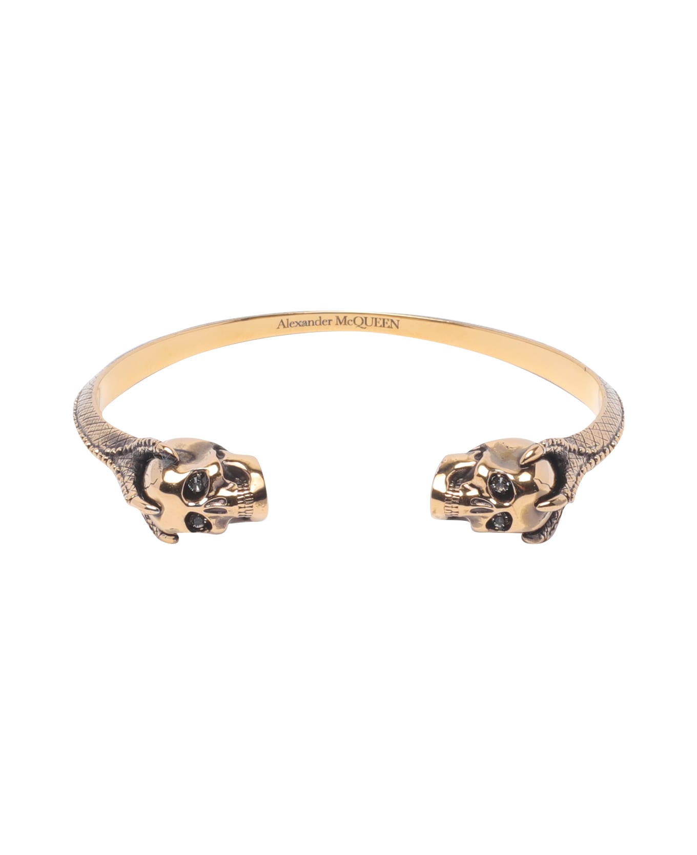 Alexander McQueen Skull Bracelet - Golden