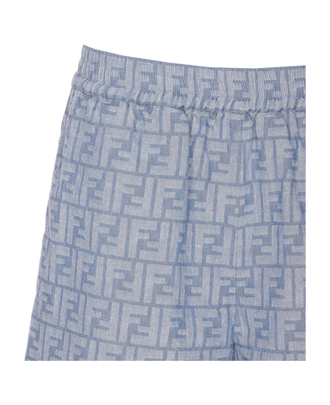 Fendi Boys FF Cargo Shorts in Black