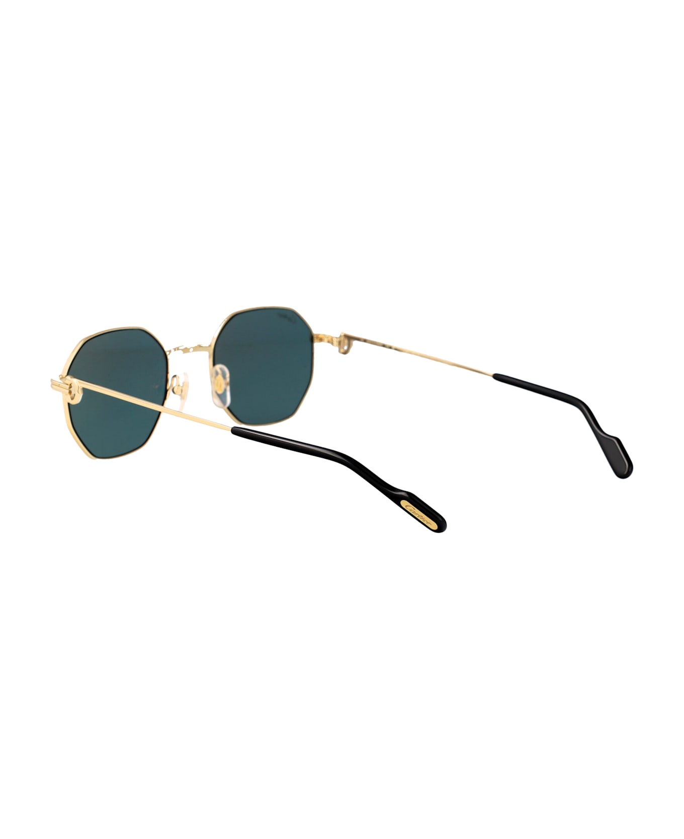 Cartier Eyewear Ct0500s Sunglasses - GOLD GOLD GREEN