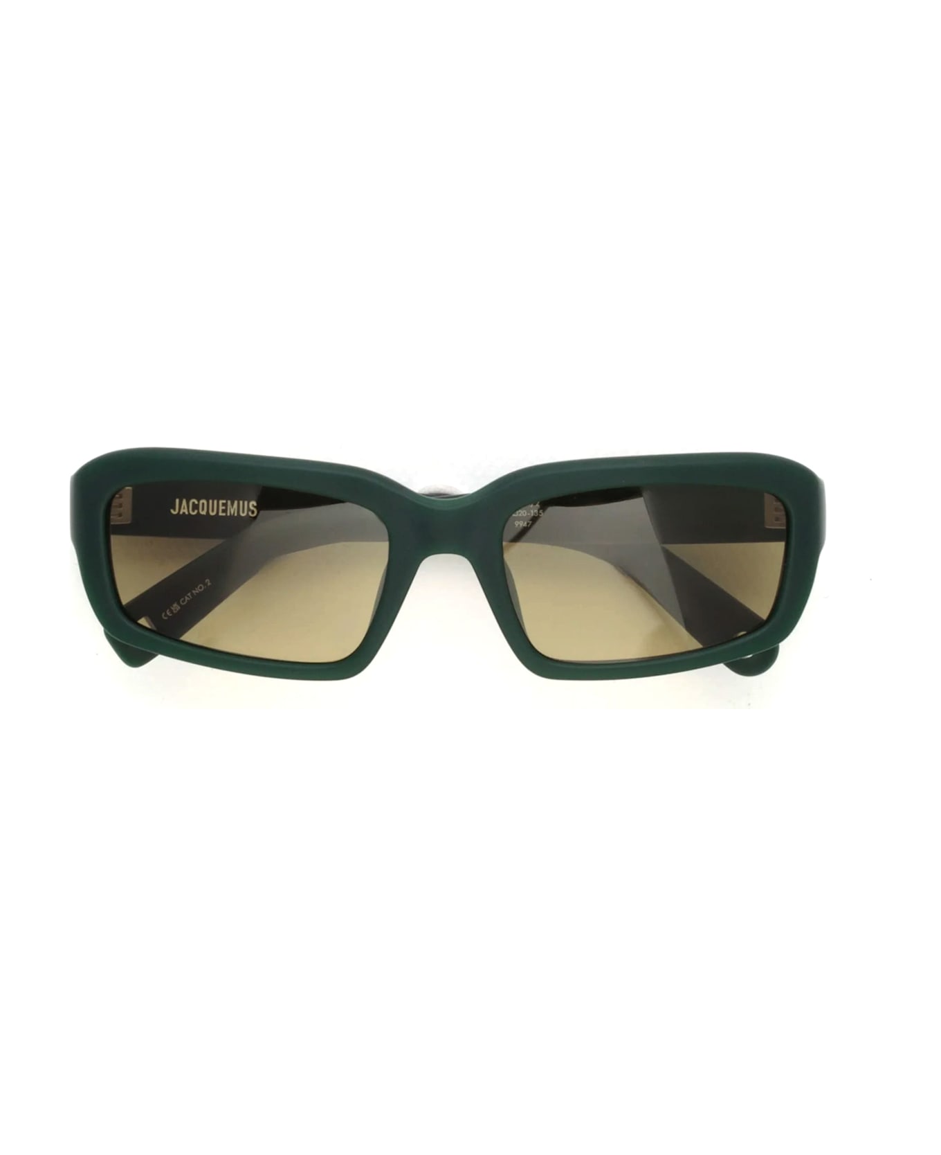 Jacquemus Marino - Matte Green / Green Lens Sunglasses - green