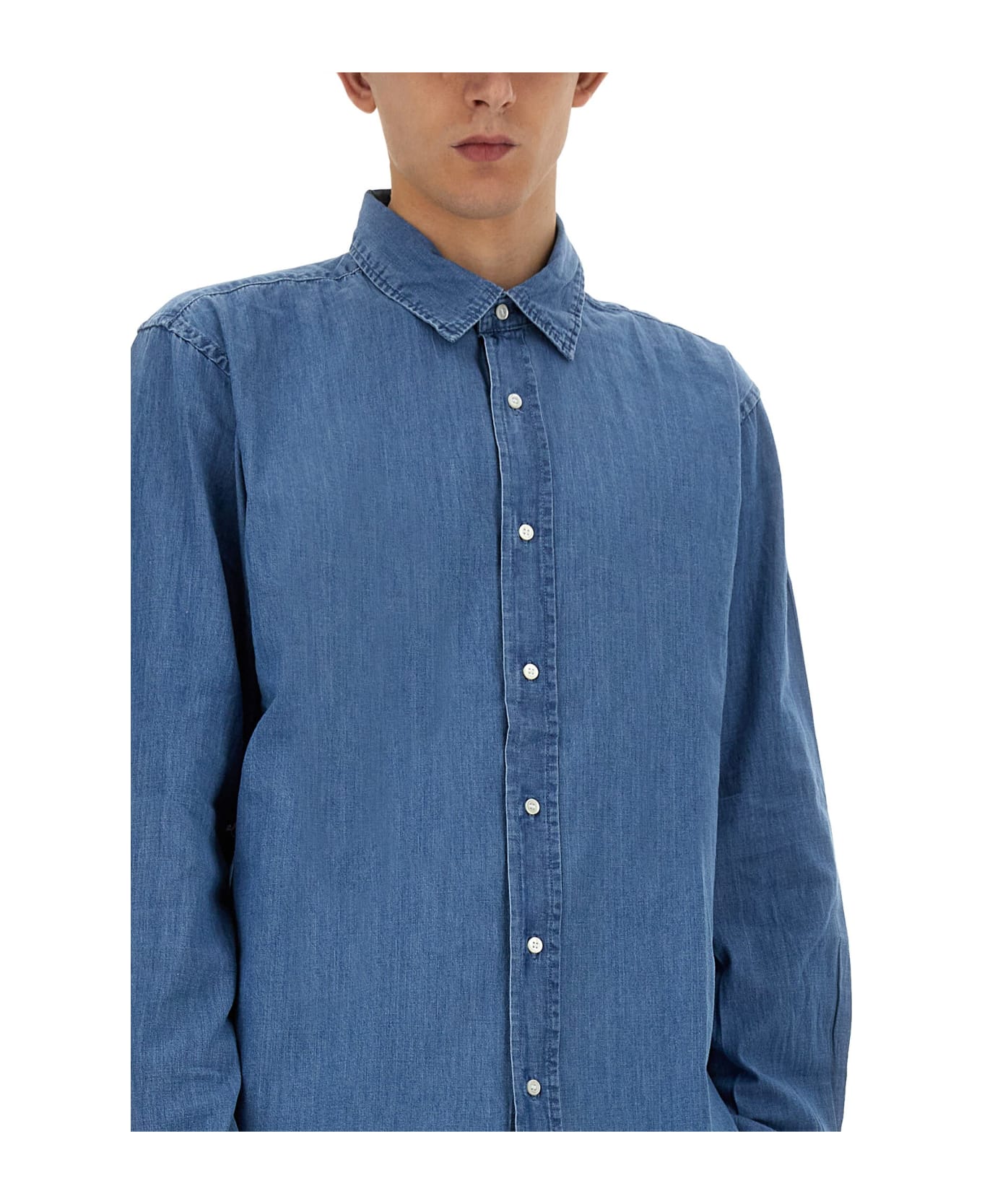 Aspesi Denim Shirt - Blu denim