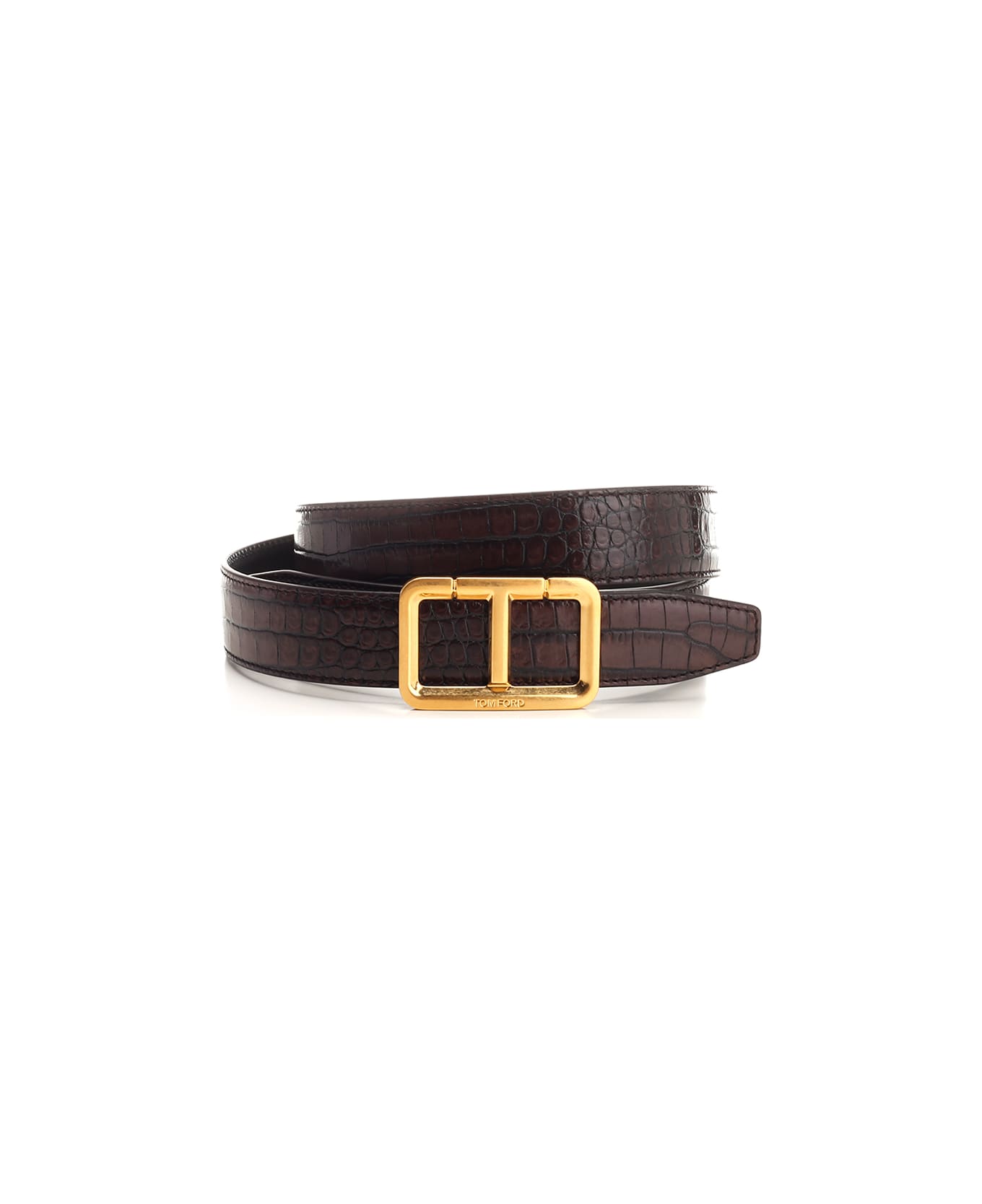 Tom Ford Leather Belt - Brown