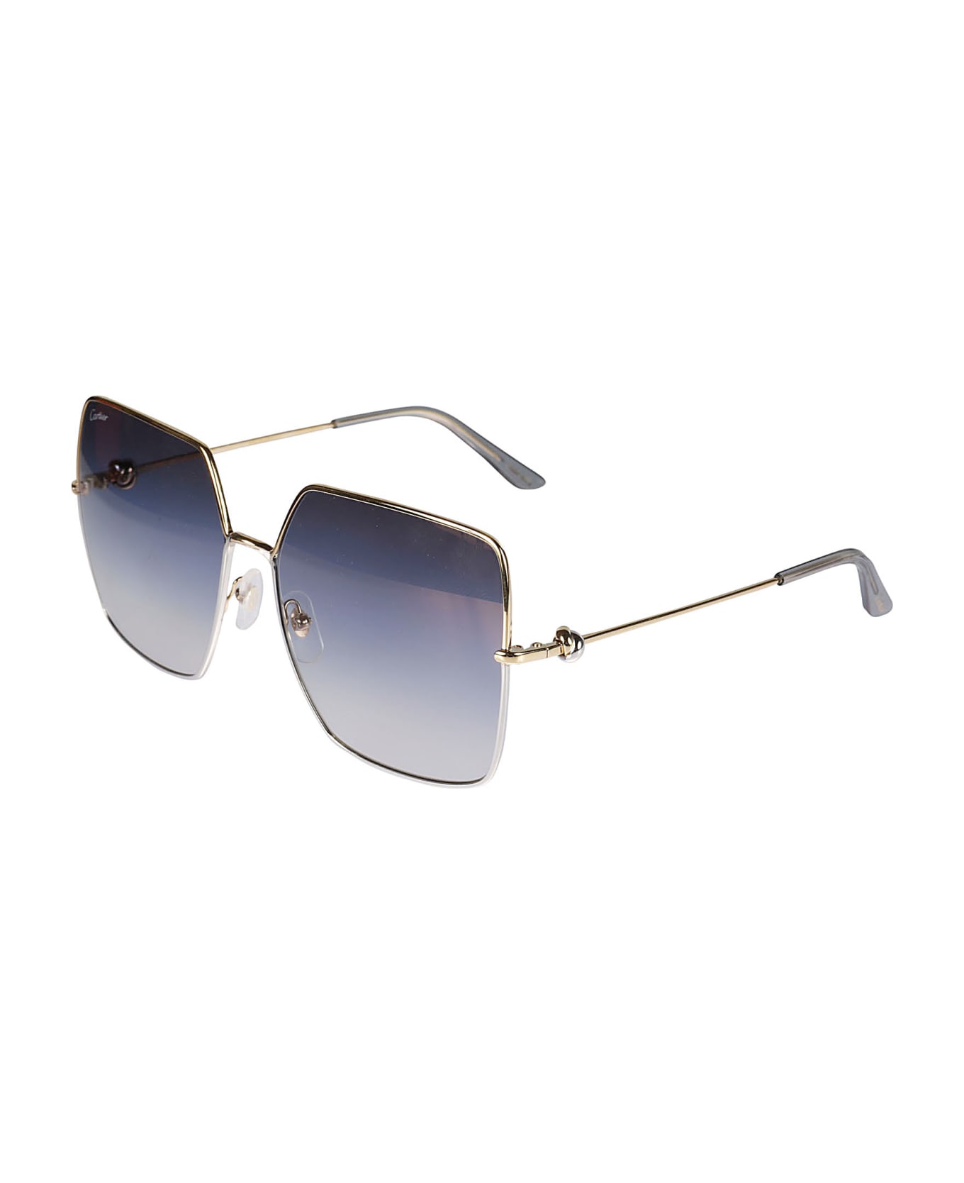 Cartier Eyewear Trinity De Cartier Sunglasses - Gold
