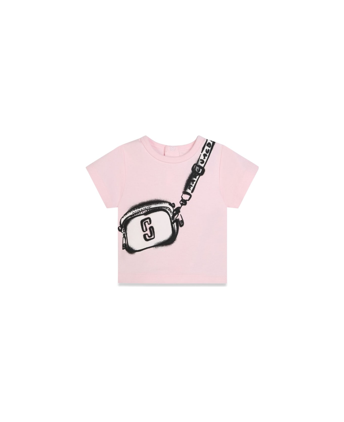 Little Marc Jacobs Tee Shirt+short - PINK ボディスーツ＆セットアップ