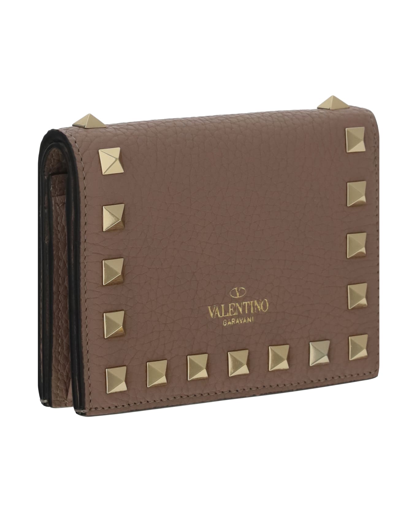 Valentino Garavani Rockstud Wallet - Poudre 財布