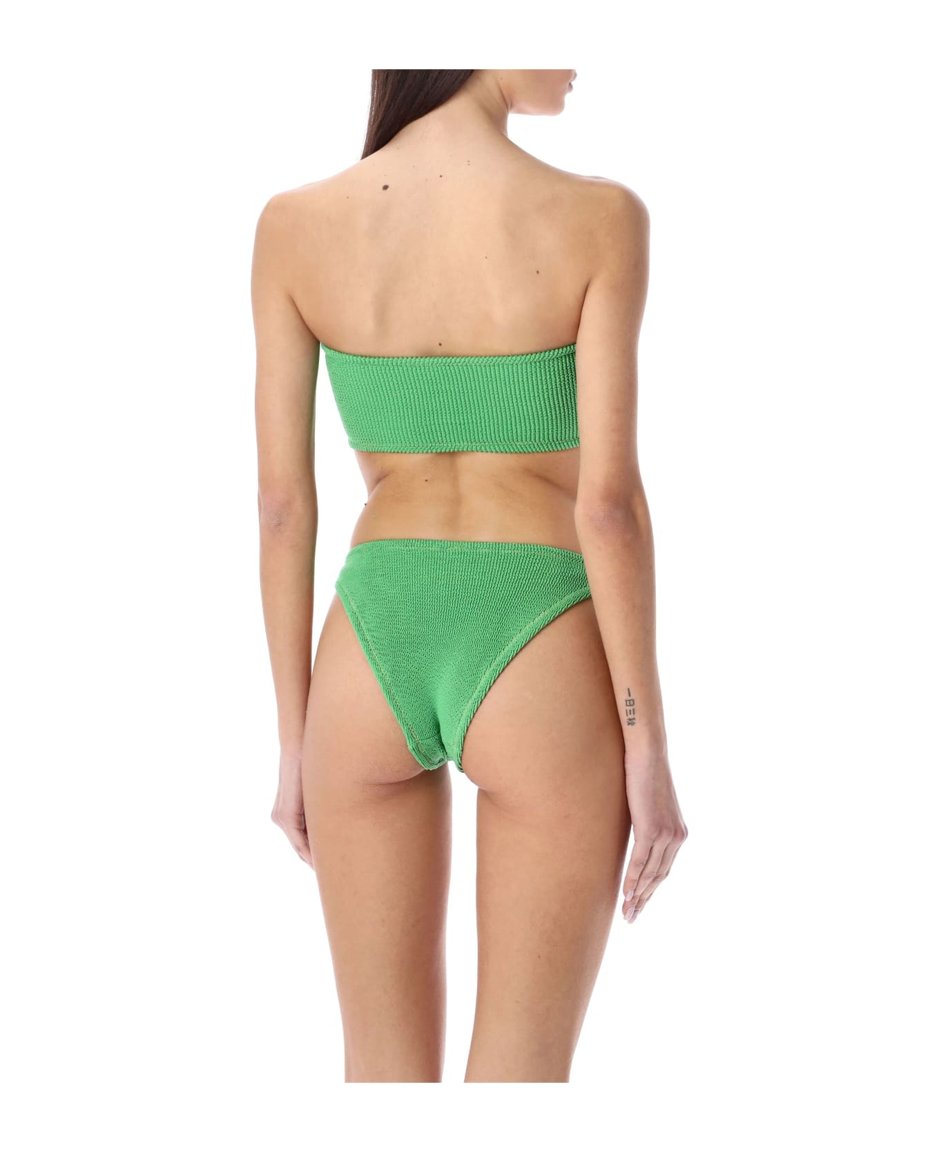 Reina Olga Ausilia Scrunch Bikini Set - GREEN