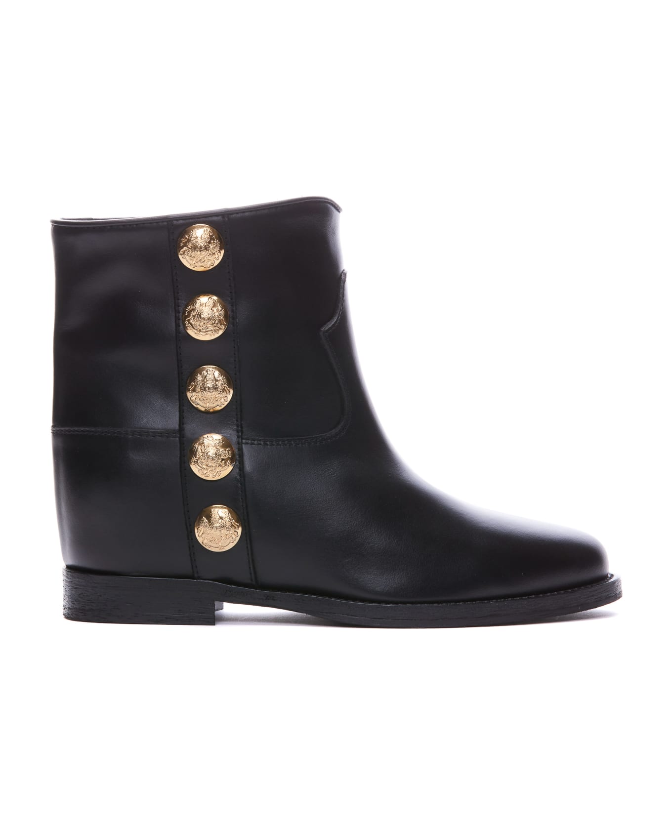 Via Roma 15 Booties - Black