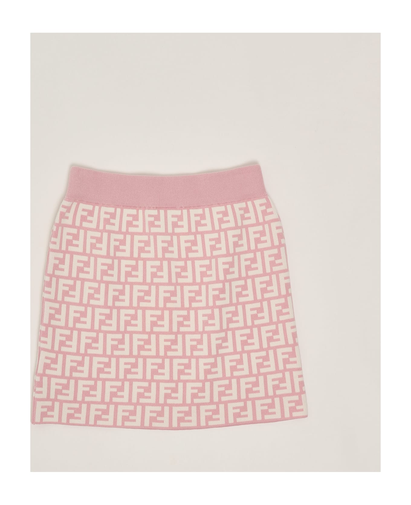 Fendi Skirt Ff Piquet Skirt - ROSA ボトムス