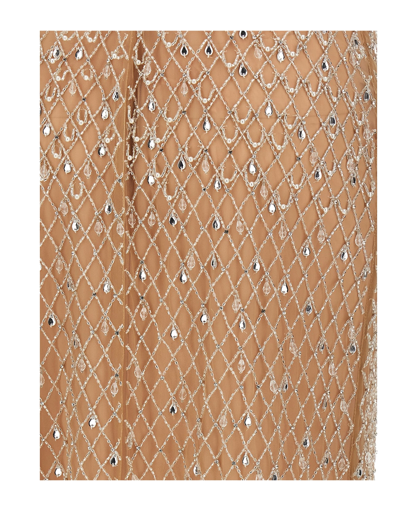 Elisabetta Franchi Crystal 
red Carpet
 Dress - Pink