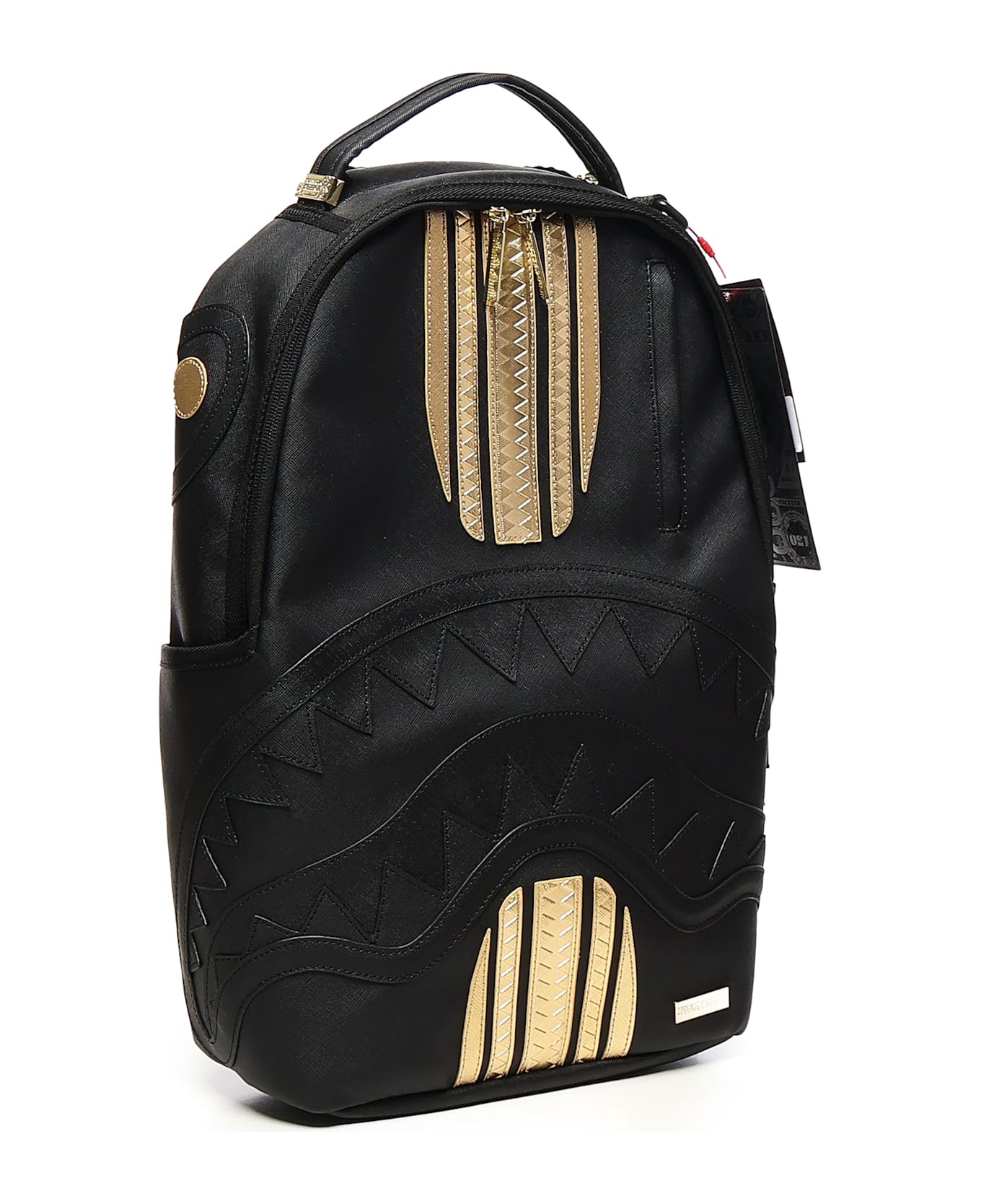 Sprayground Italy Racing Stripes Backpack - Black