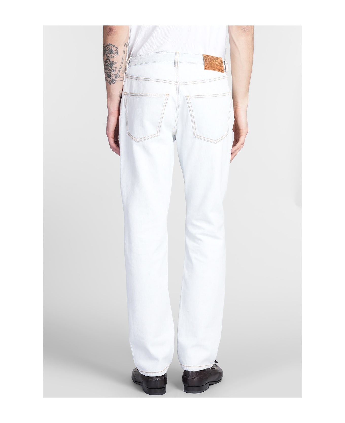 Bally Jeans In Cyan Cotton - cyan