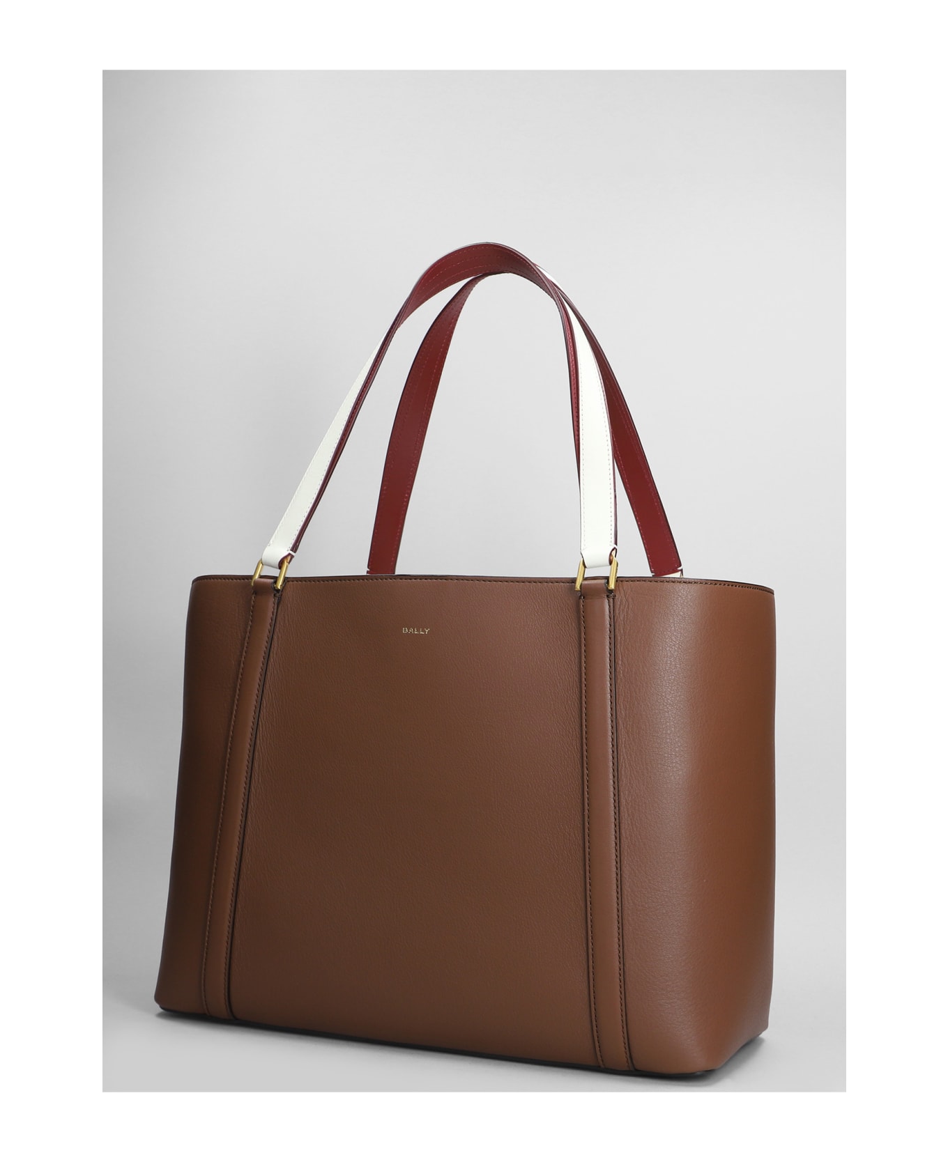 Bally Code Tote L Tote In Brown Leather - brown