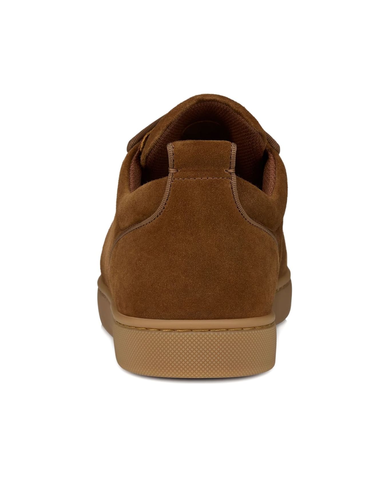 Christian Louboutin Louis Junior Leather Sneakers - Brown