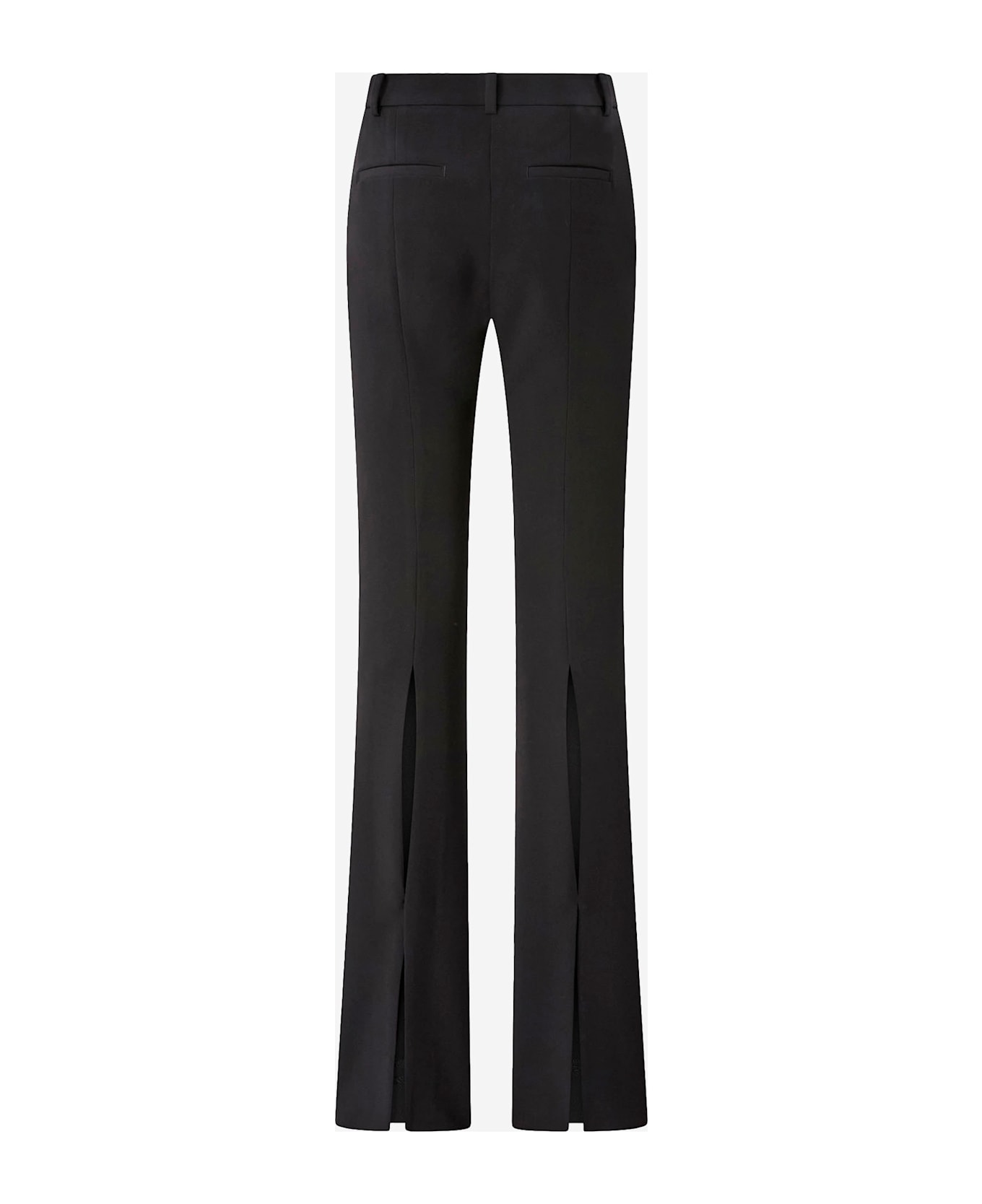 Pinko Stretch Viscose Blend Pants - Black