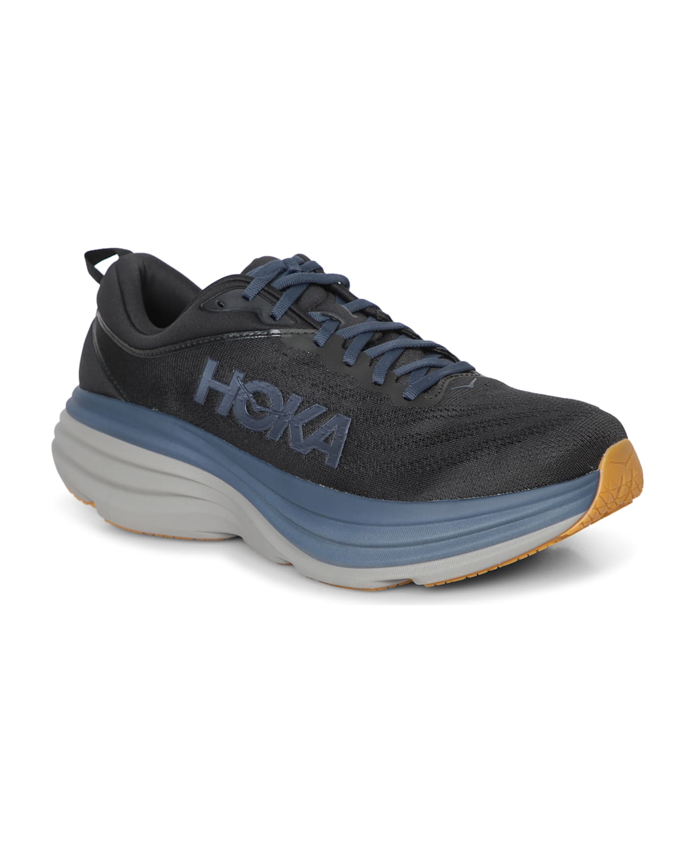 Hoka Bondi 8 Black Sneakers - Black