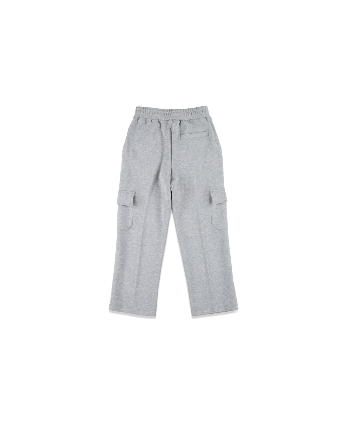 Golden Goose Journey/unisex Cargo Jogging Pants/ Melange Cotton W Embroidery - GREY