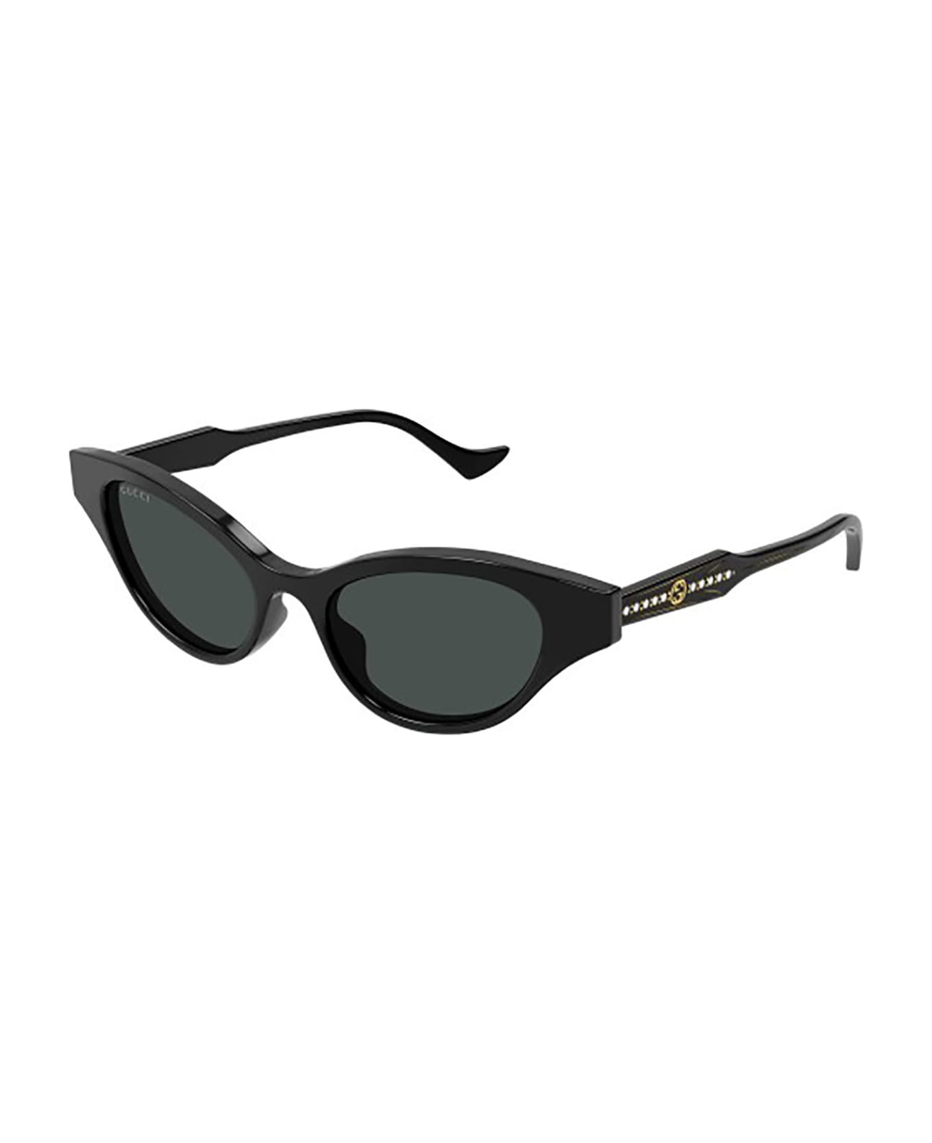 Gucci Eyewear GG1298S Sunglasses - Black Black Grey