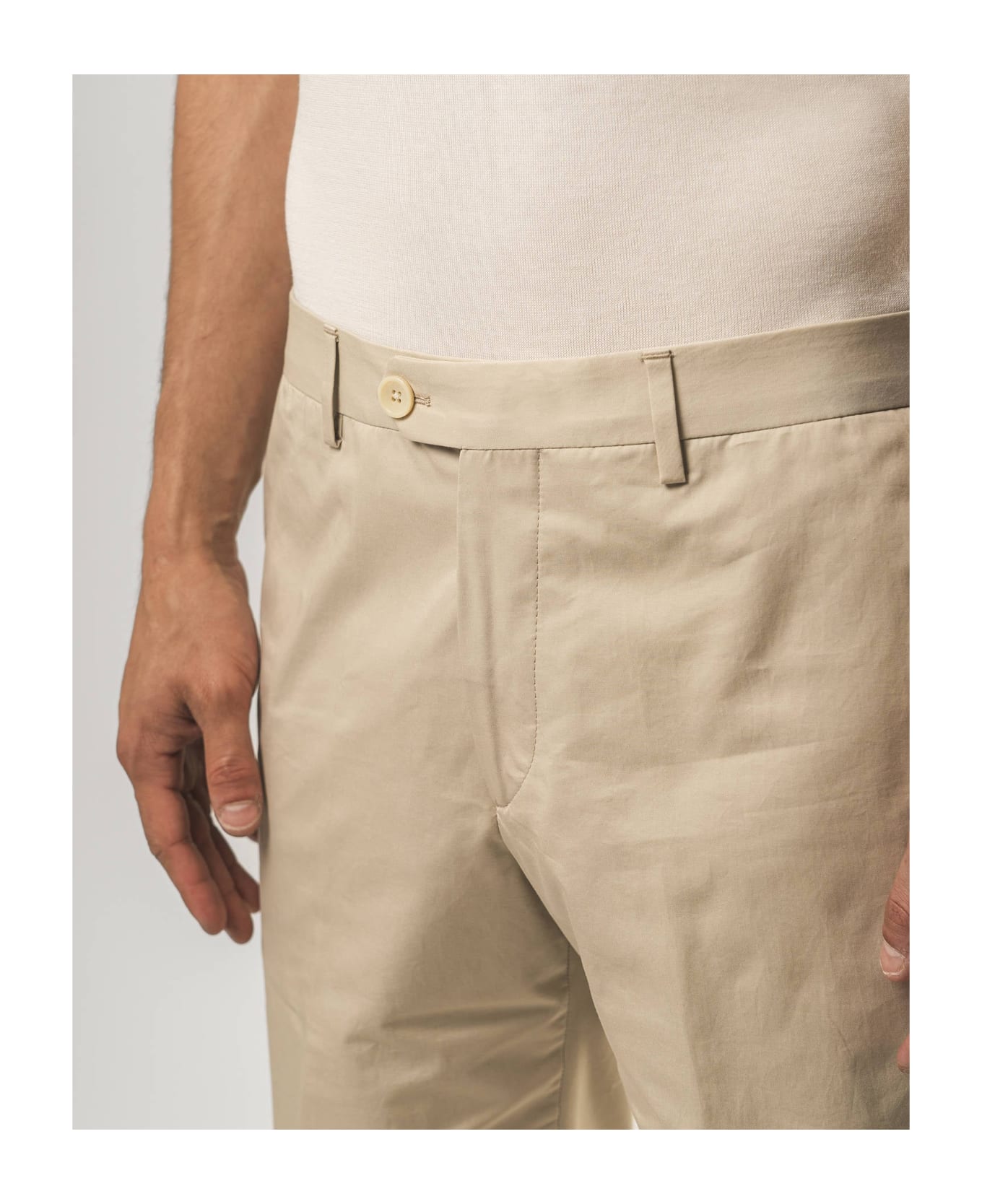 Larusmiani Bermuda Short Poltu Quatu Shorts - Beige