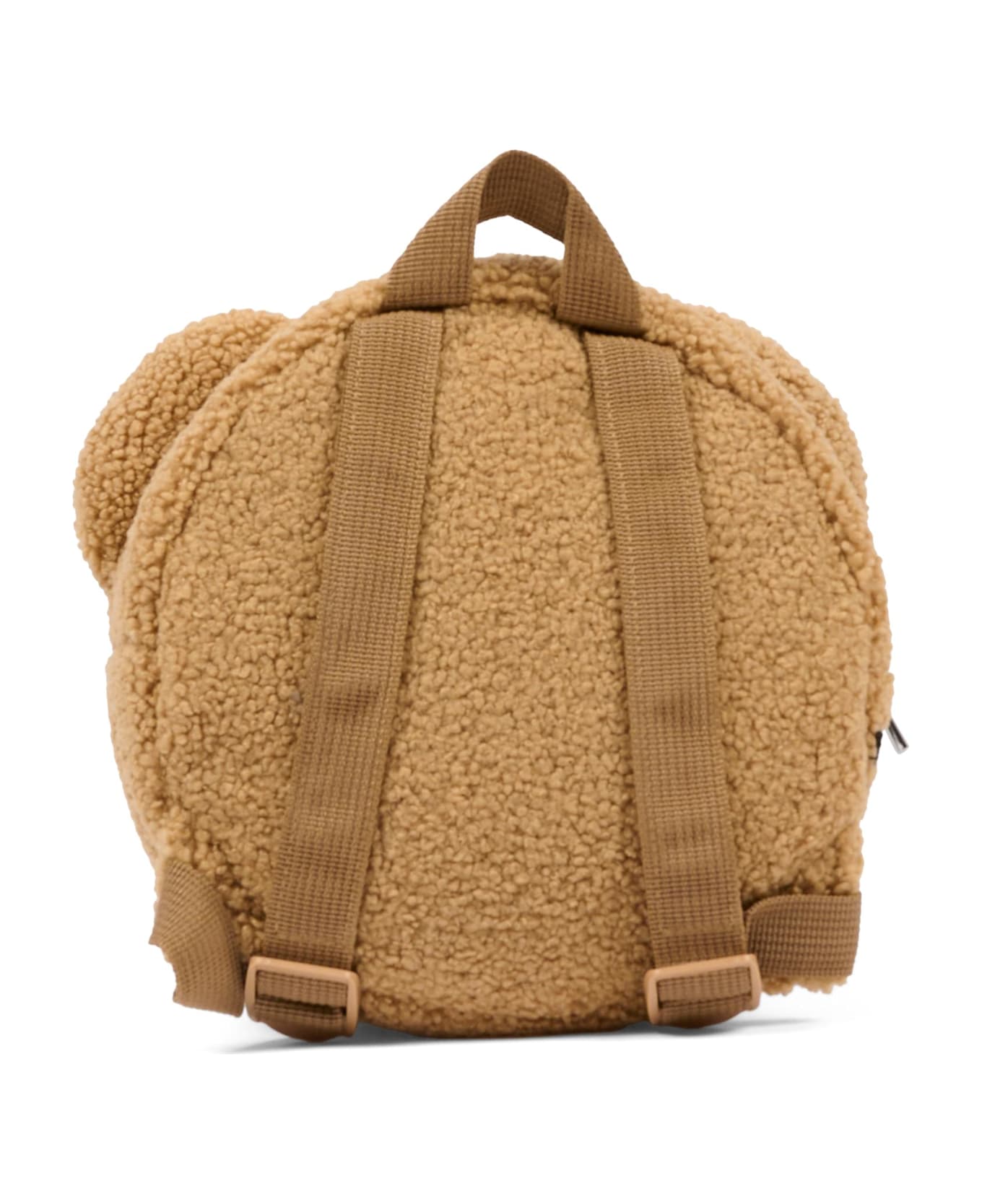 Moschino Brown Backpack For Babykids With Teddy Bear - Brown