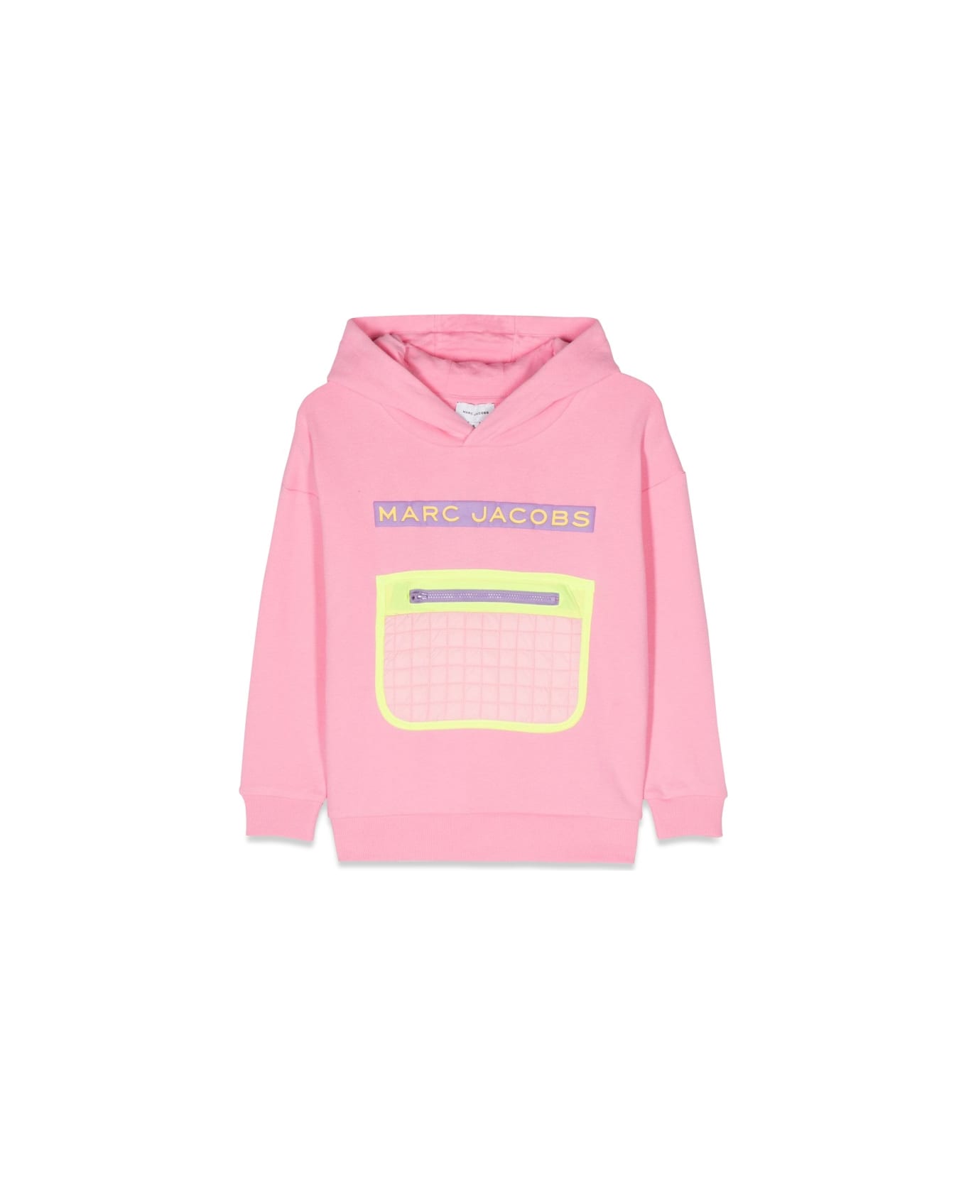 Little Marc Jacobs Hoodie With Pocket - PINK