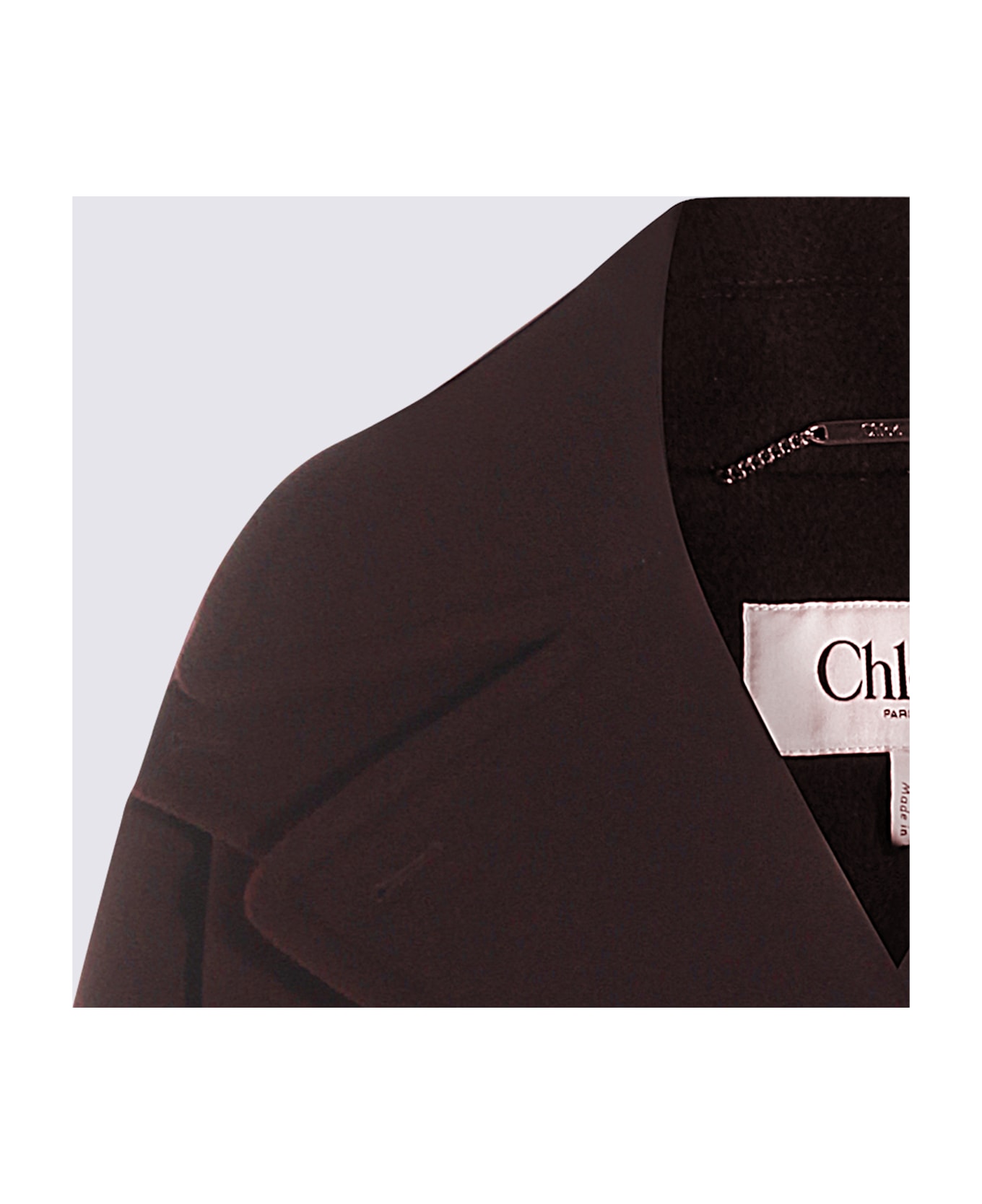 Chloé Deep Purple Wool Coat - DEEP PURPLE
