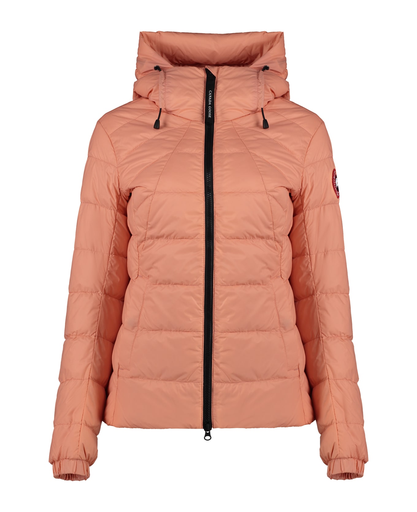Canada Goose Abbott Hooded Techno Fabric Down Jacket - Salmon pink
