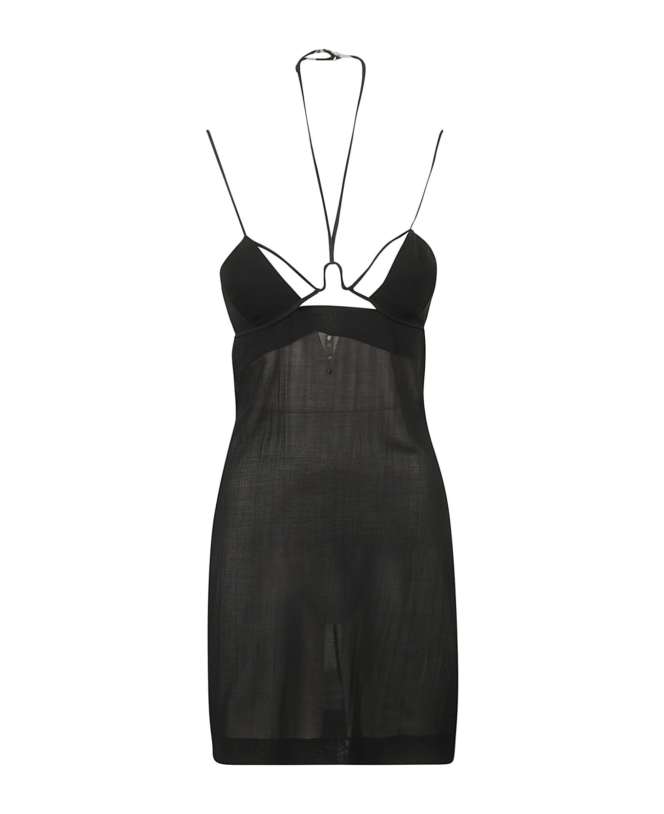 Nensi Dojaka U Wire Mini Dress - Black