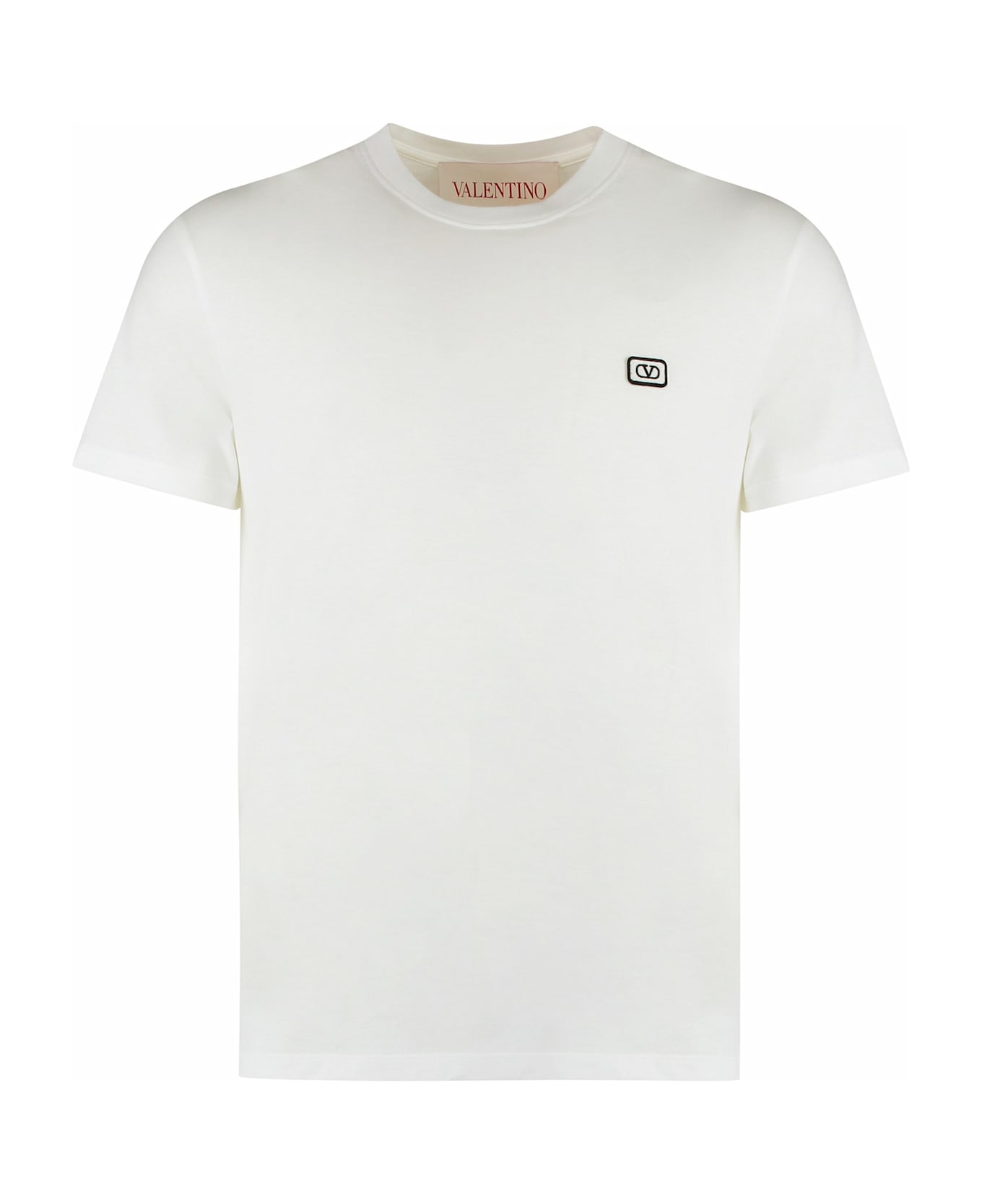 Valentino Garavani Cotton Crew-neck T-shirt - White