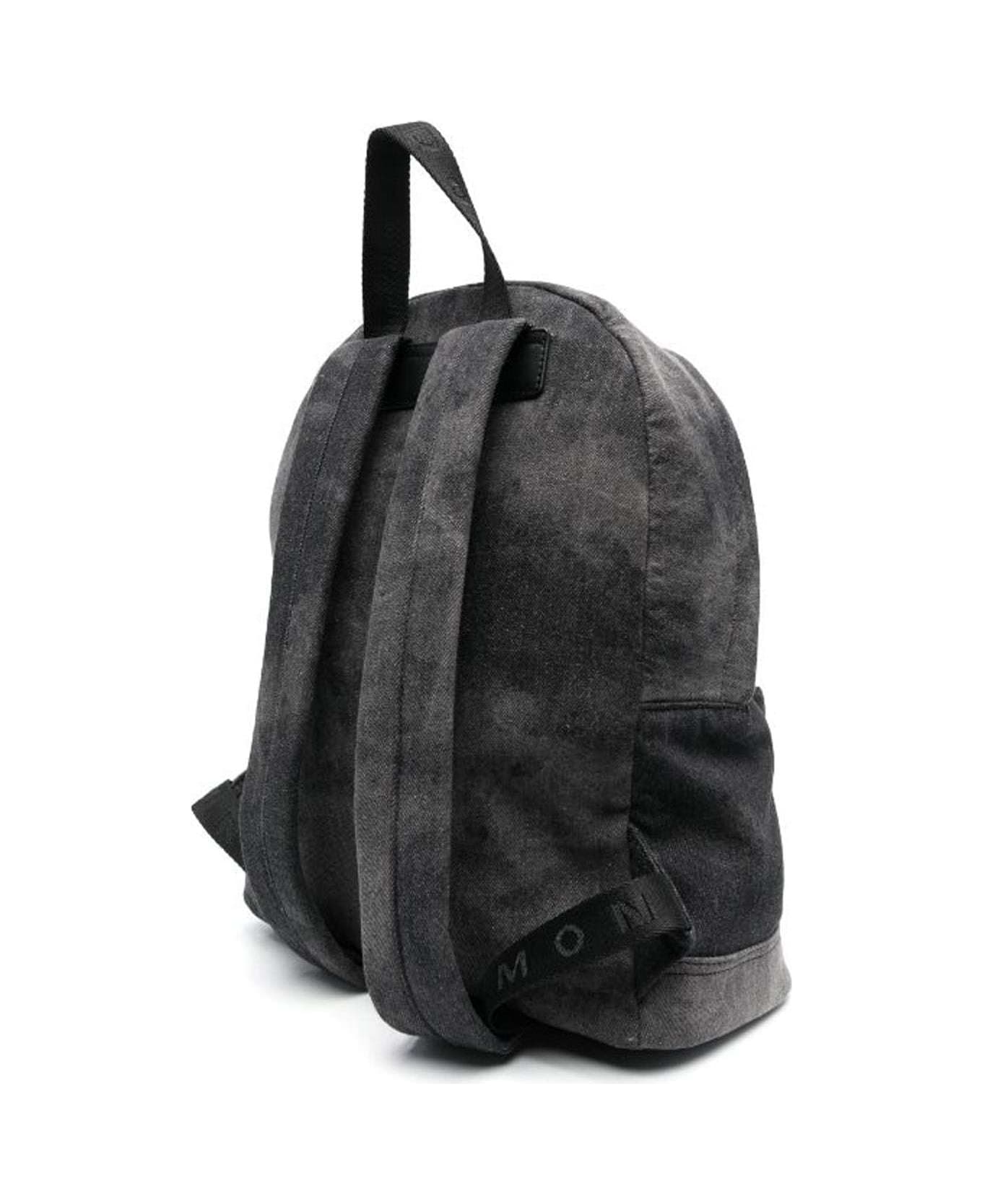 John Richmond Backpack With Print And Logo - Nero