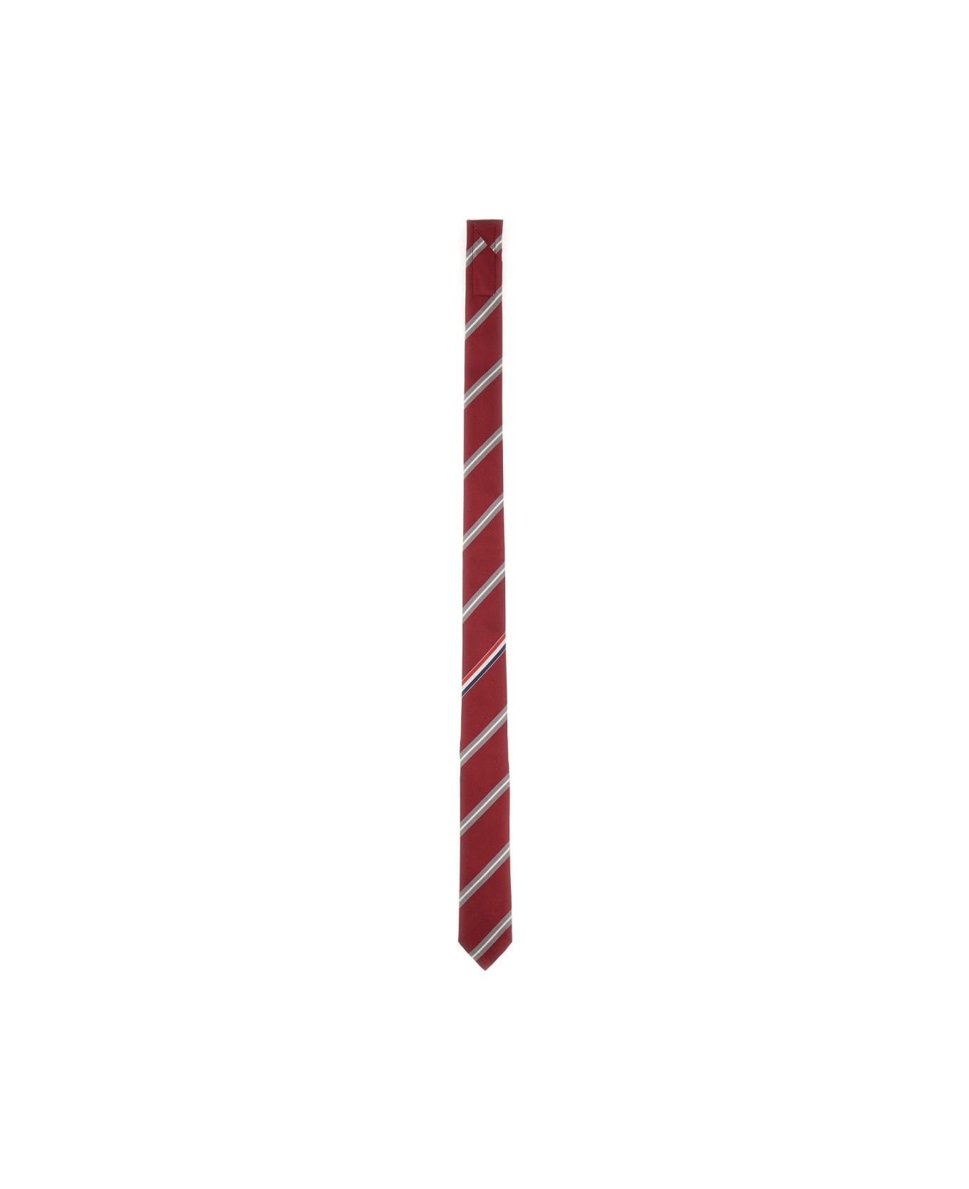 Thom Browne Silk Tie - BORDEAUX